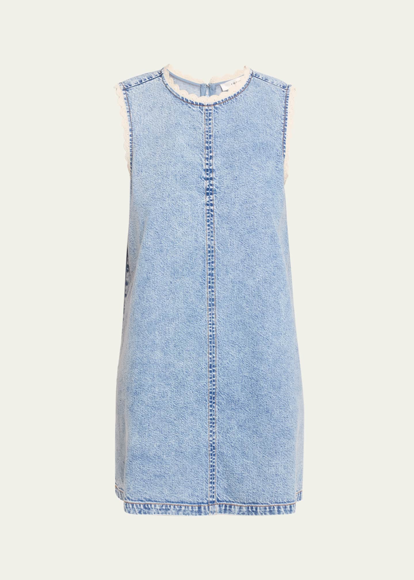 frame the sleeveless shirt dress FRAME Sleeveless Button Down Mini Dress