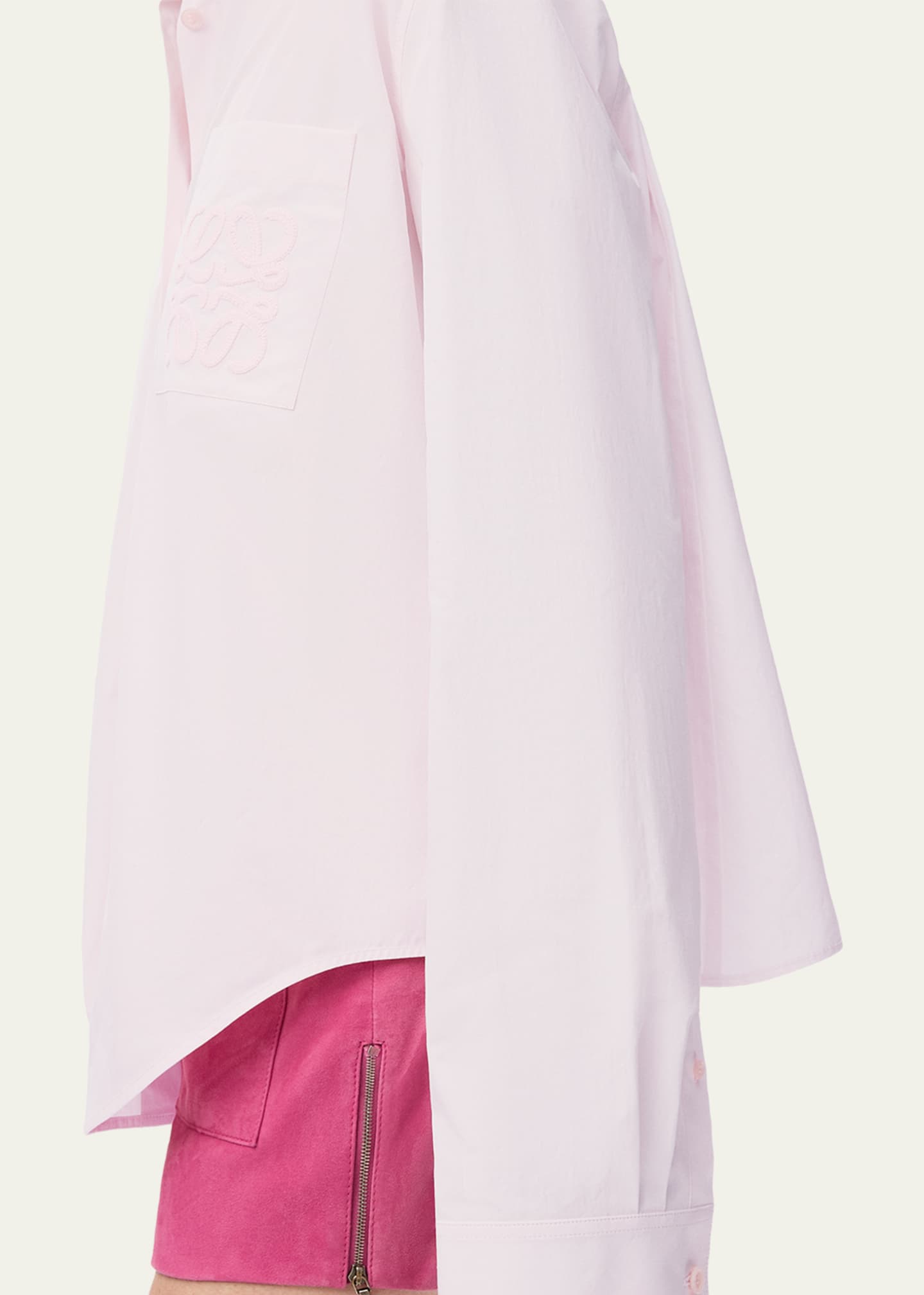 Loewe x Paula's Ibiza Anagram-Pocket Button-Down Shirt - Bergdorf