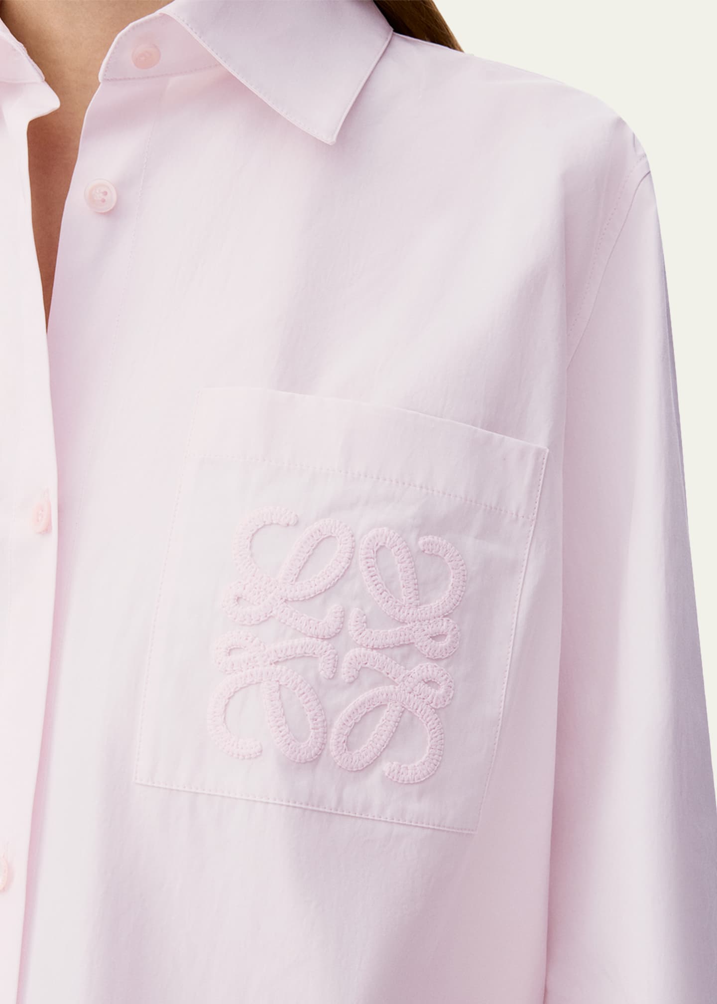 Loewe x Paula's Ibiza Anagram-Pocket Button-Down Shirt - Bergdorf