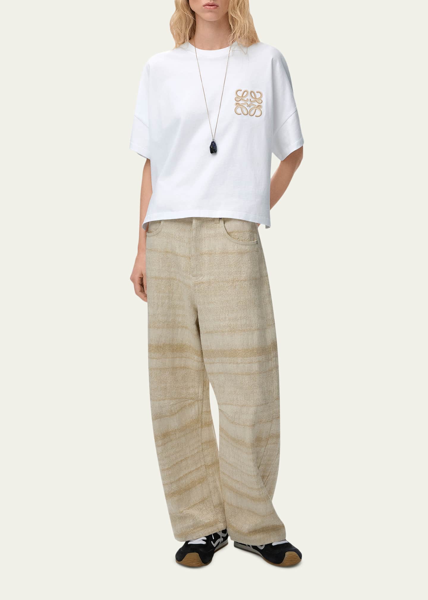 Loewe x Paula's Ibiza Cotton Boxy Fit Anagram T-Shirt - Bergdorf