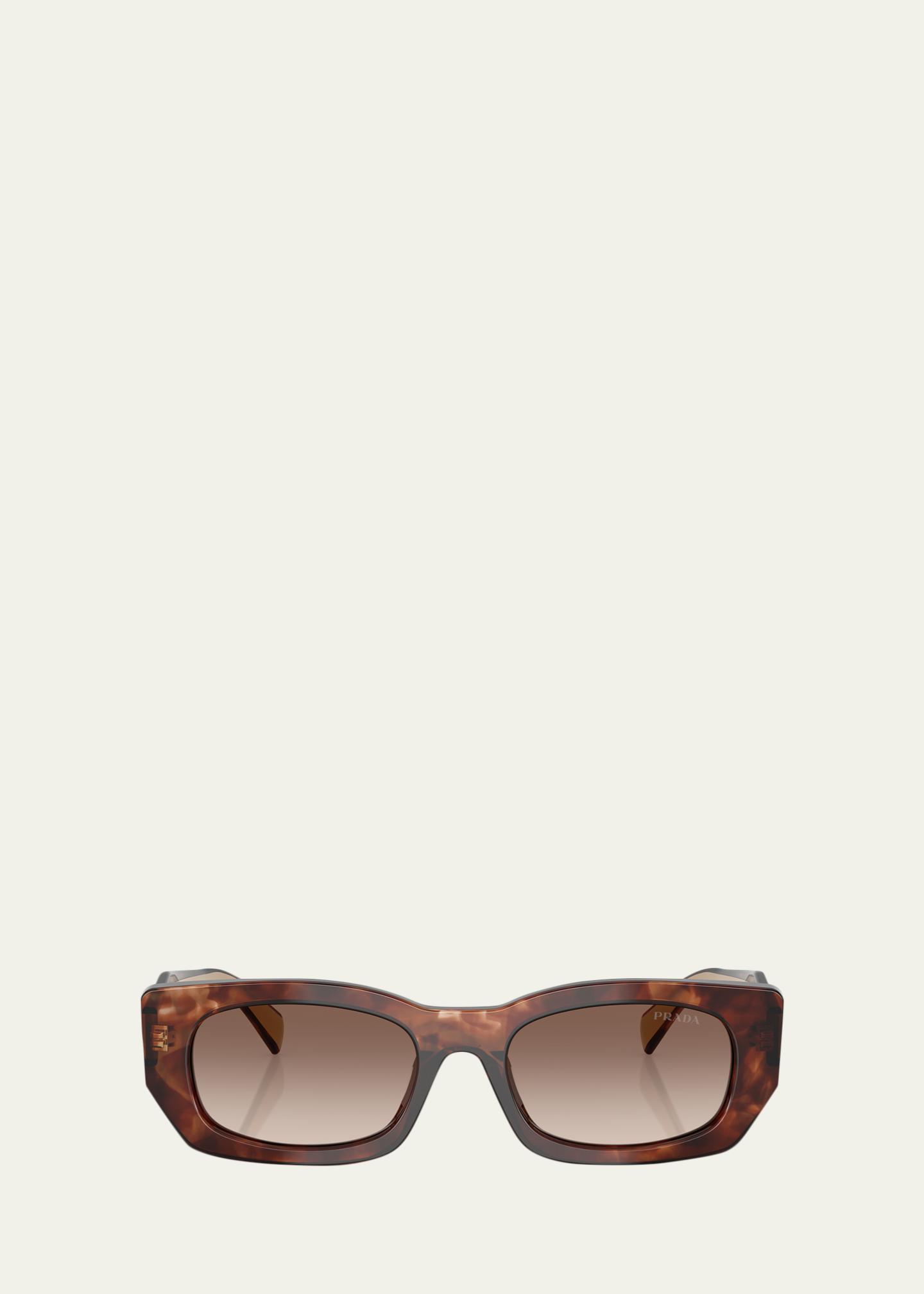 Prada PR B05S Pillow Rectangular Sunglasses - Bergdorf Goodman