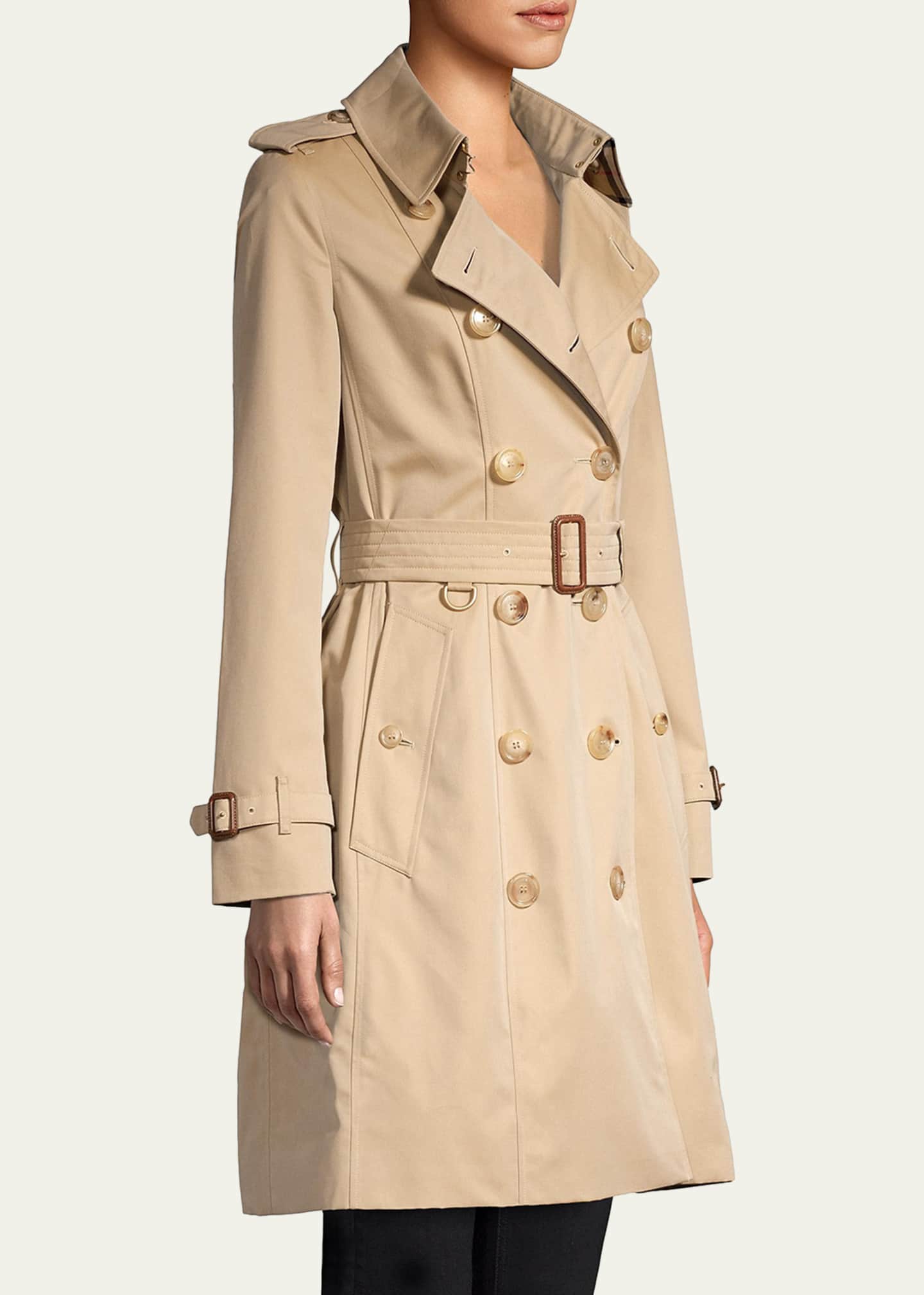 Burberry Chelsea Belted Double-Breasted Trench Coat - Bergdorf Goodman