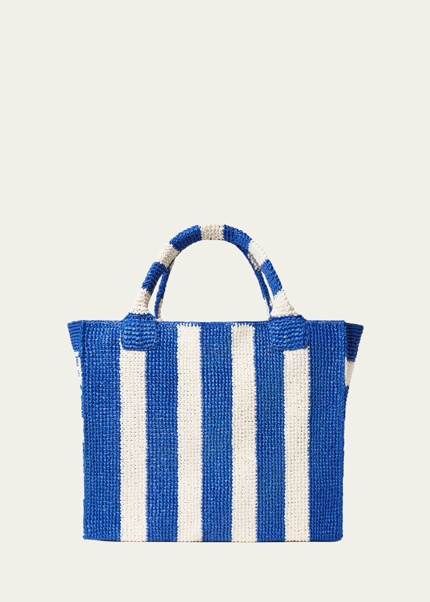 Loeffler Randall Sol Striped Crochet Raffia Tote Bag - Bergdorf