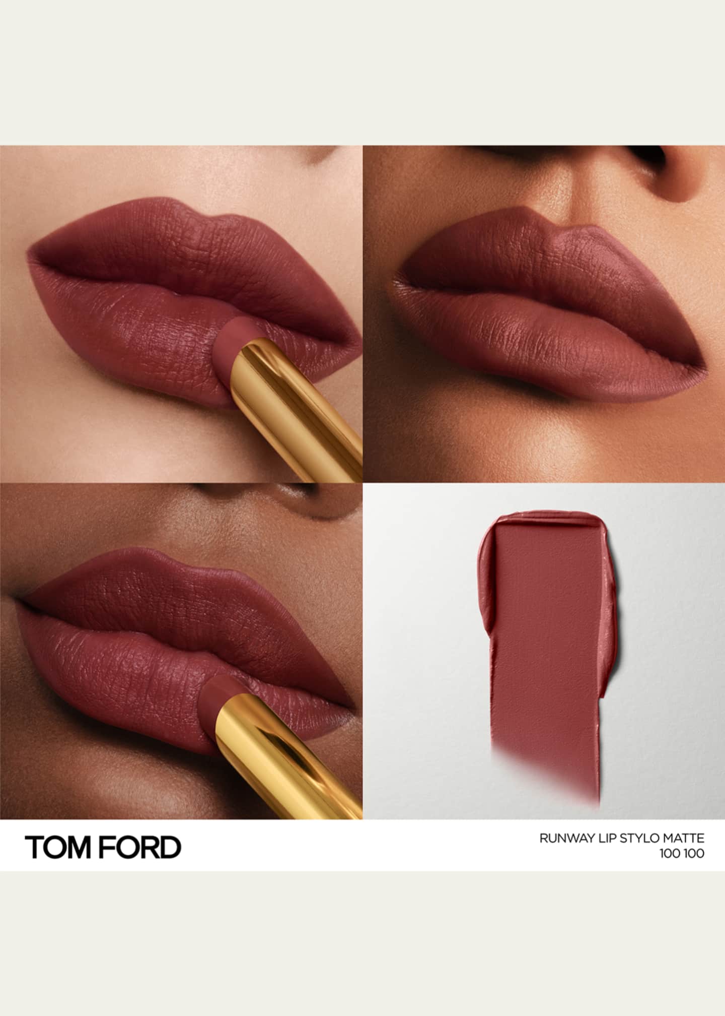 TOM FORD Runway Stylo Matte Lipstick, Shade 100 - Bergdorf Goodman