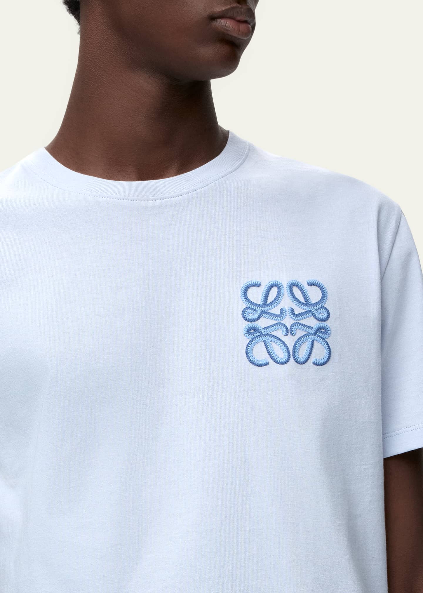 Loewe x Paula's Ibiza Men's Embroidered Logo T-Shirt - Bergdorf