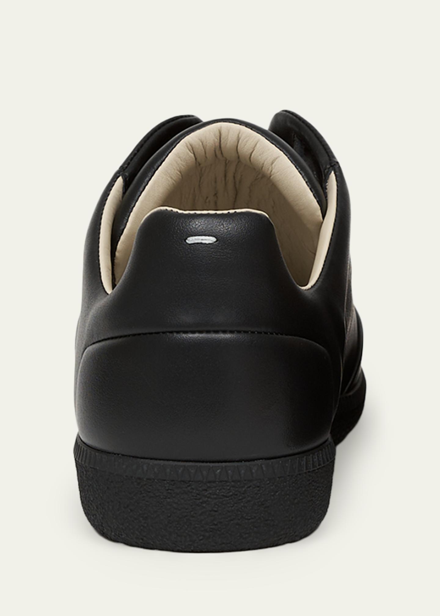 Maison Margiela Men's Future Soft Calfskin Mid-Top Sneakers
