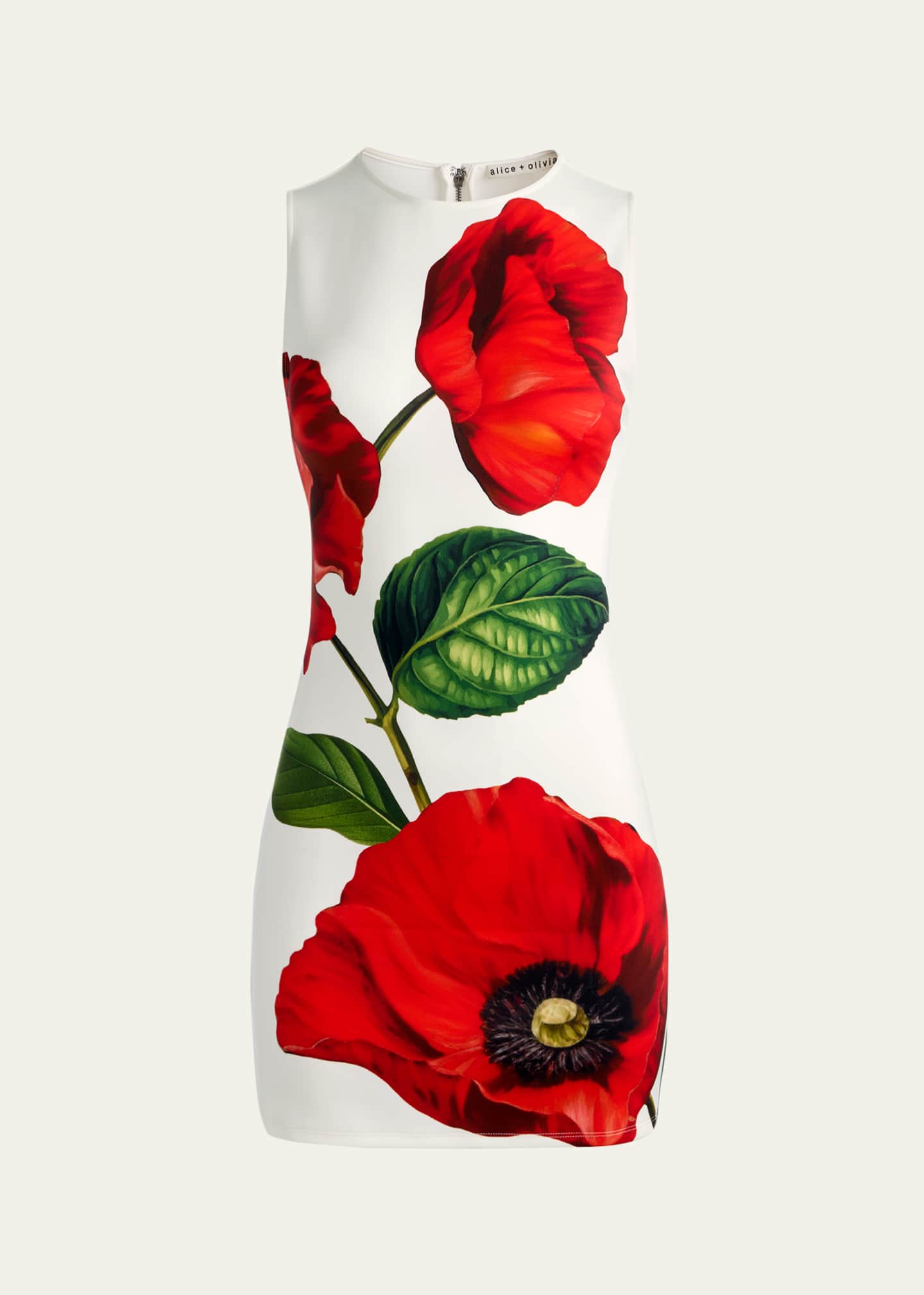alice and olivia red mini dress LATOYA SLEEVELESS BLAZER MINI DRESS in PERFECT RUBY