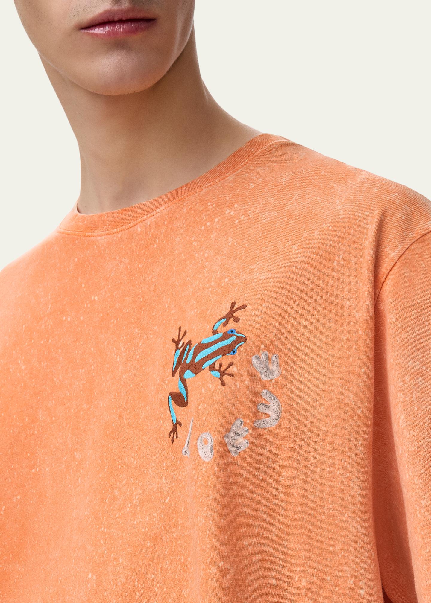 LOEWE x Paula's Ibiza Men's Embroidered Frog T-Shirt - Bergdorf