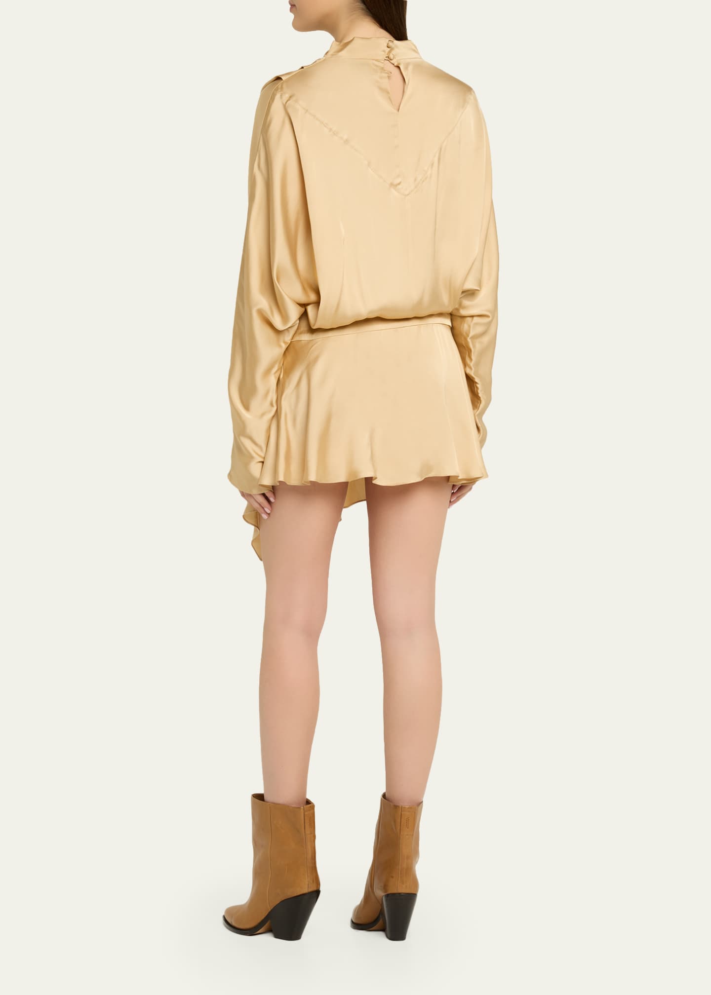 isabel marant mini dress Isabel Marant Silk yellow mini Dress by Isabel Marant