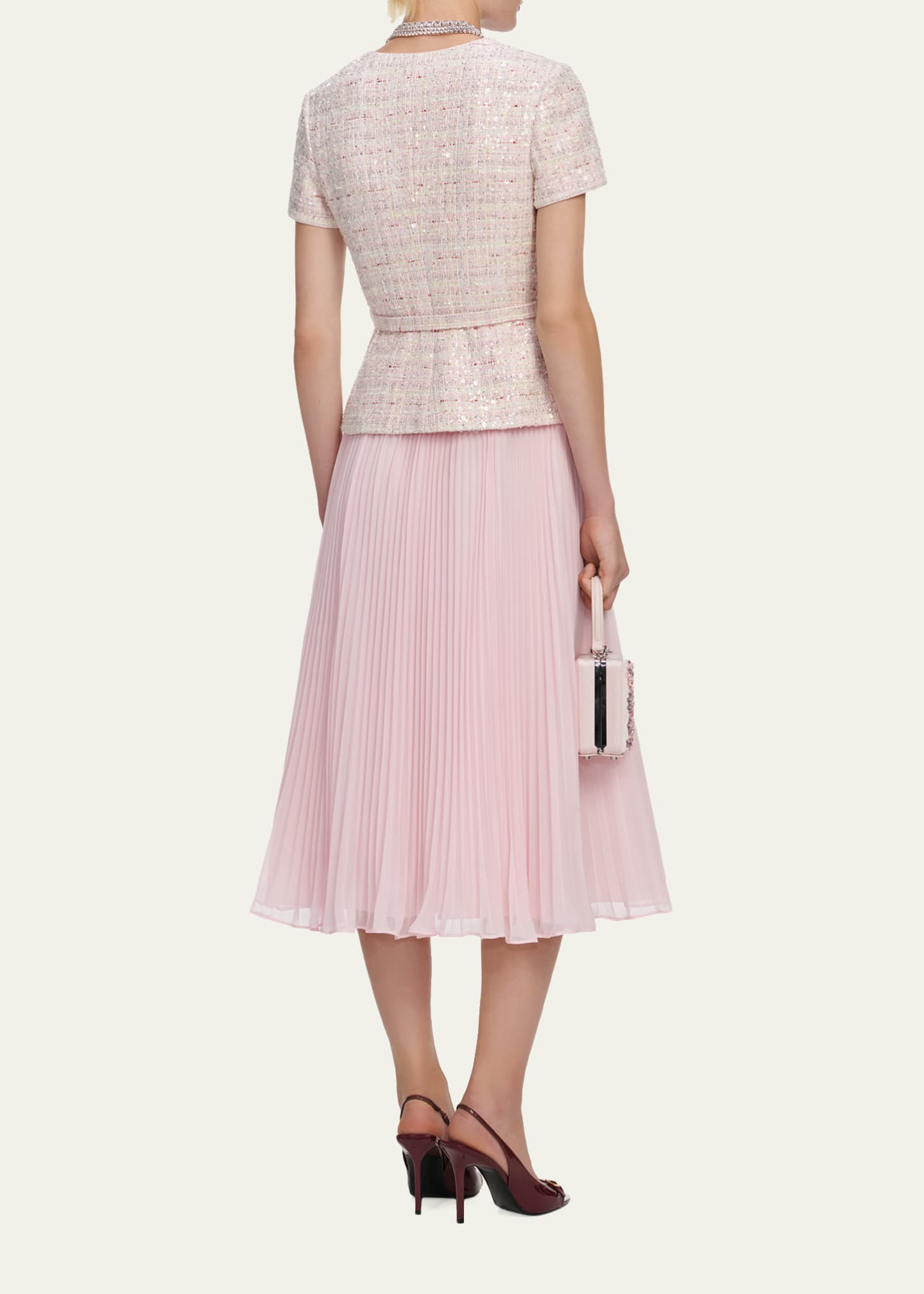 navy blue fall dress Navy Blue Embroidered Richelieu Midi Dress