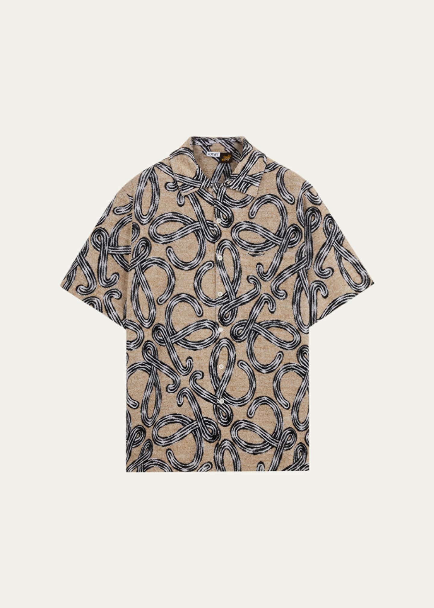 Loewe x Paula's Ibiza Men's Towel Terry Jacquard L-Script Short