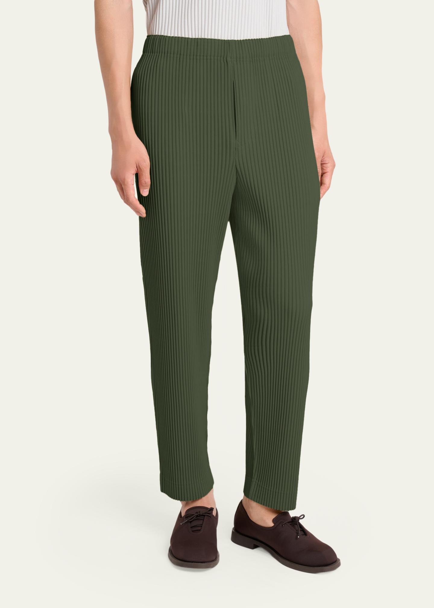 Homme Plisse Issey Miyake 2着 Homme Plissé Issey Miyake Men's Pleats 2 Tapered Pull-On Pants