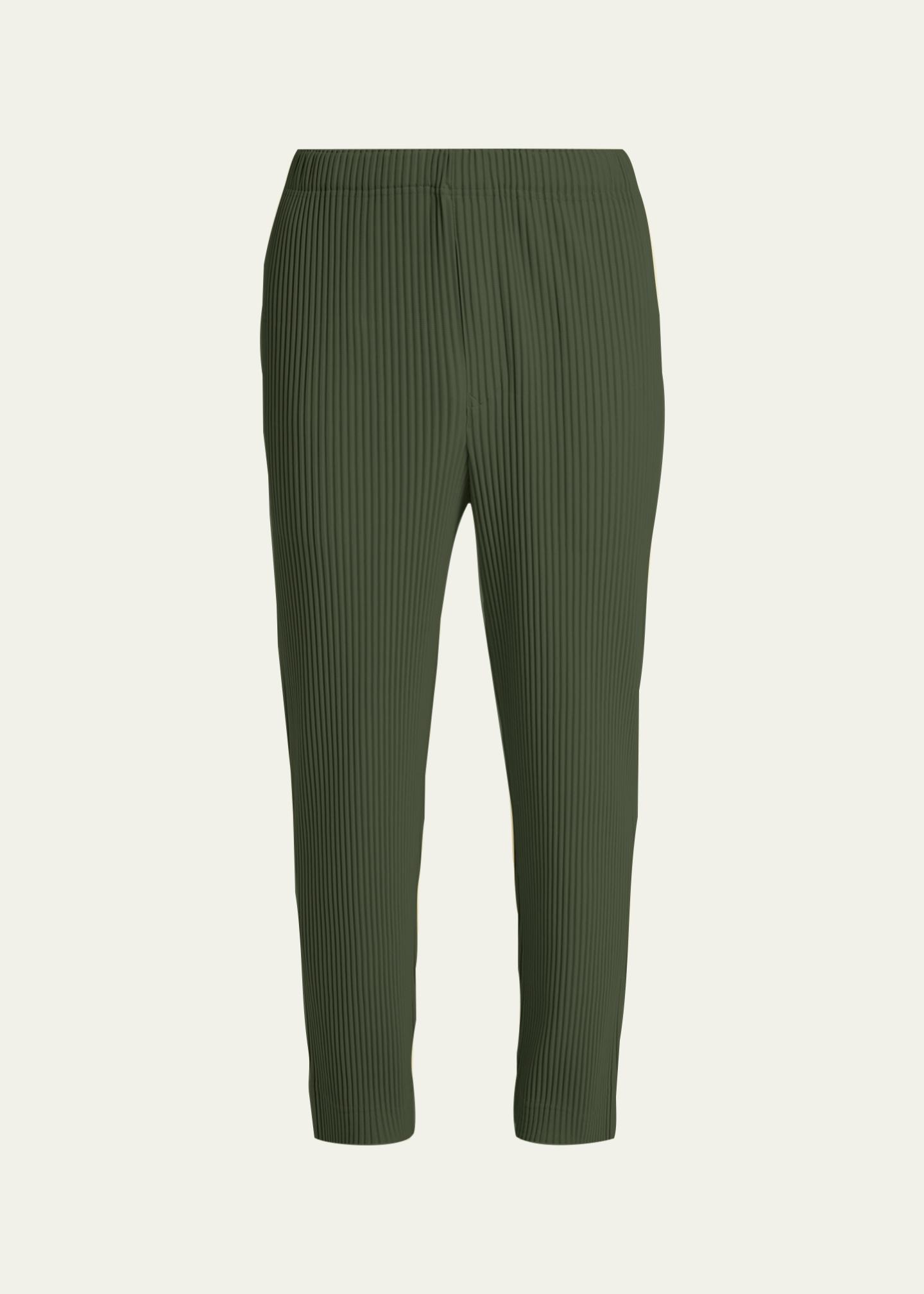 Homme Plissé Issey Miyake Men's Pleats 2 Tapered Pull-On Pants