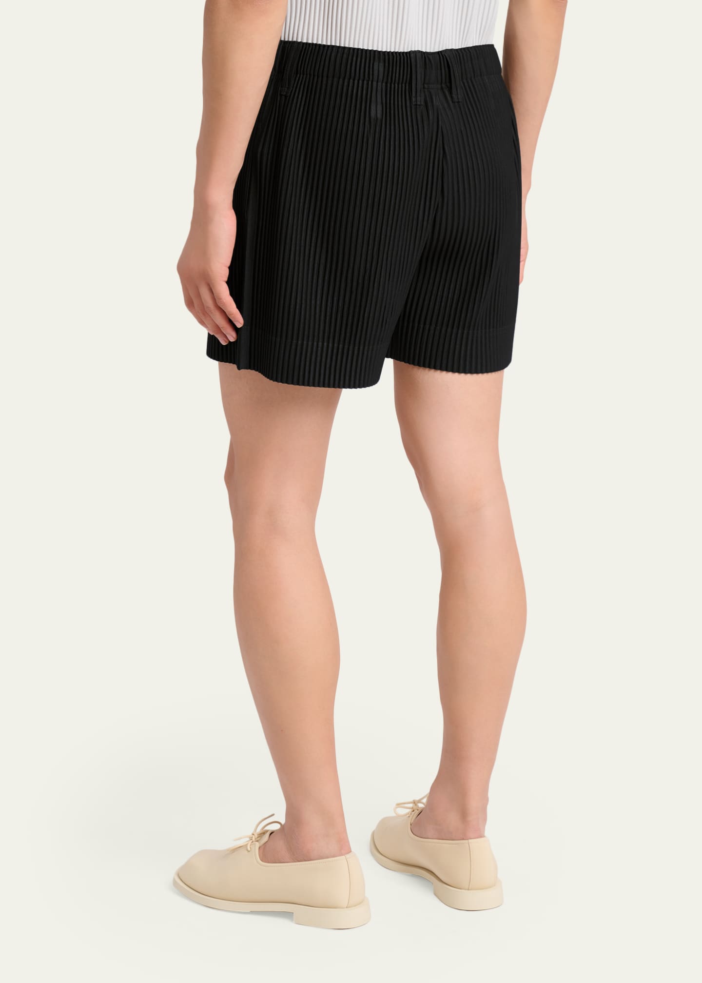 HOMME PLISSE ISSEY MIYAKE ショートパンツ Homme Plisse Issey Miyake Men's Tailored Pleats 3 Mini Shorts