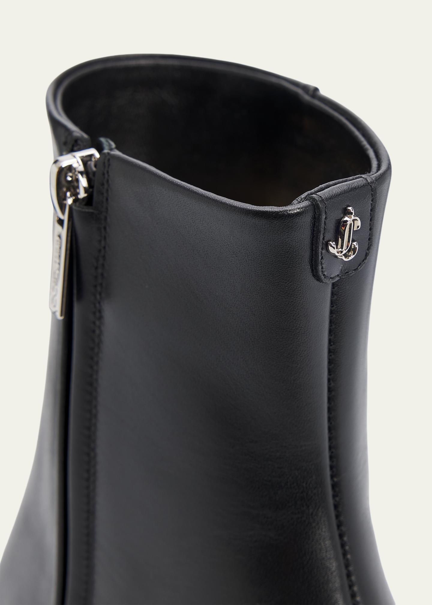 Jimmy Choo Frankie 65MM Leather Ankle Boots - Bergdorf Goodman