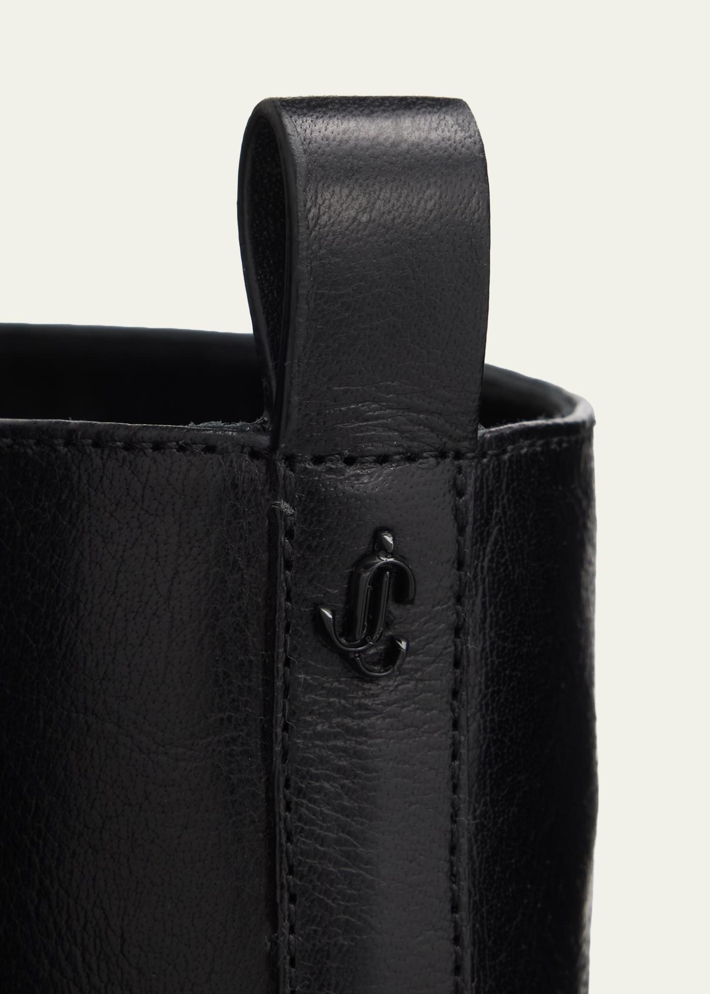 Jimmy Choo 45mm Mave Leather Knee-High Boots - Bergdorf Goodman