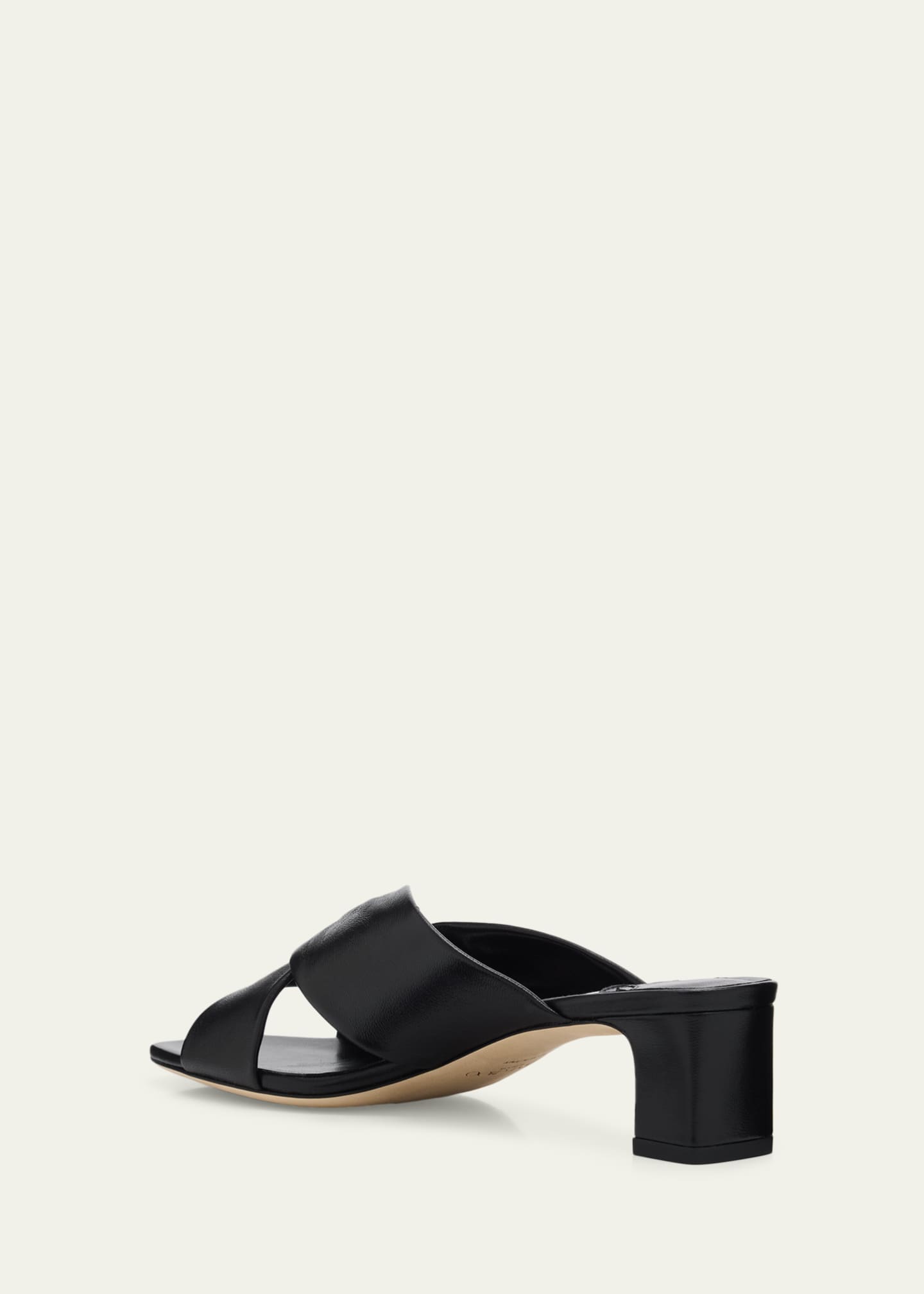 333221 様 Jimmy Choo 45mm Rafi Leather Mules - Bergdorf Goodman