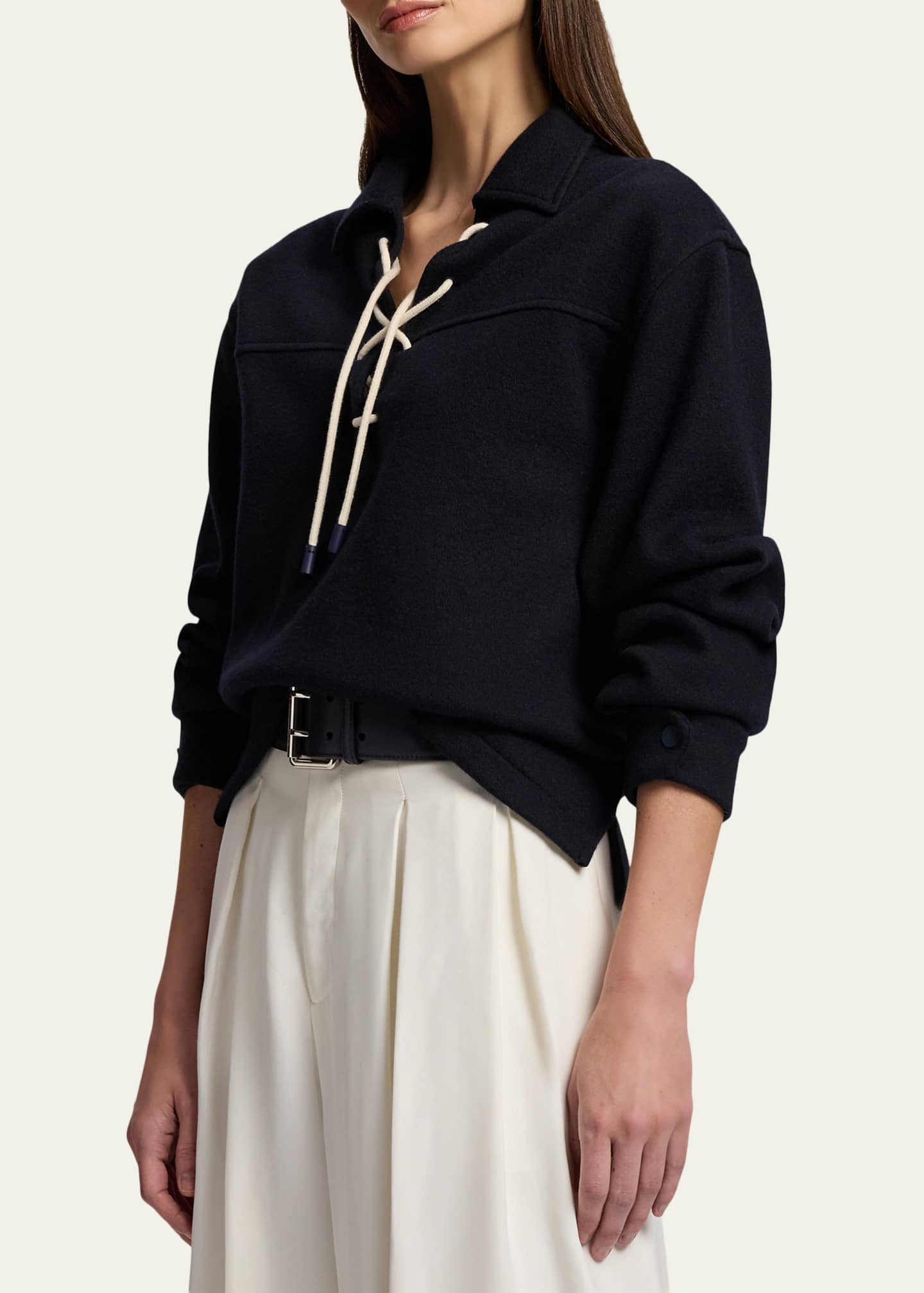 Itami　RALPH LAUREN ブラウス Ralph Lauren Collection Tyrus Felted Cashmere Jersey Sweatshirt