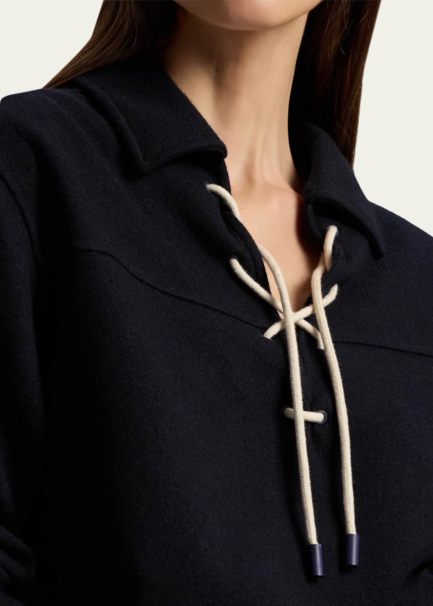 Ralph Lauren Collection Tyrus Felted Cashmere Jersey Sweatshirt