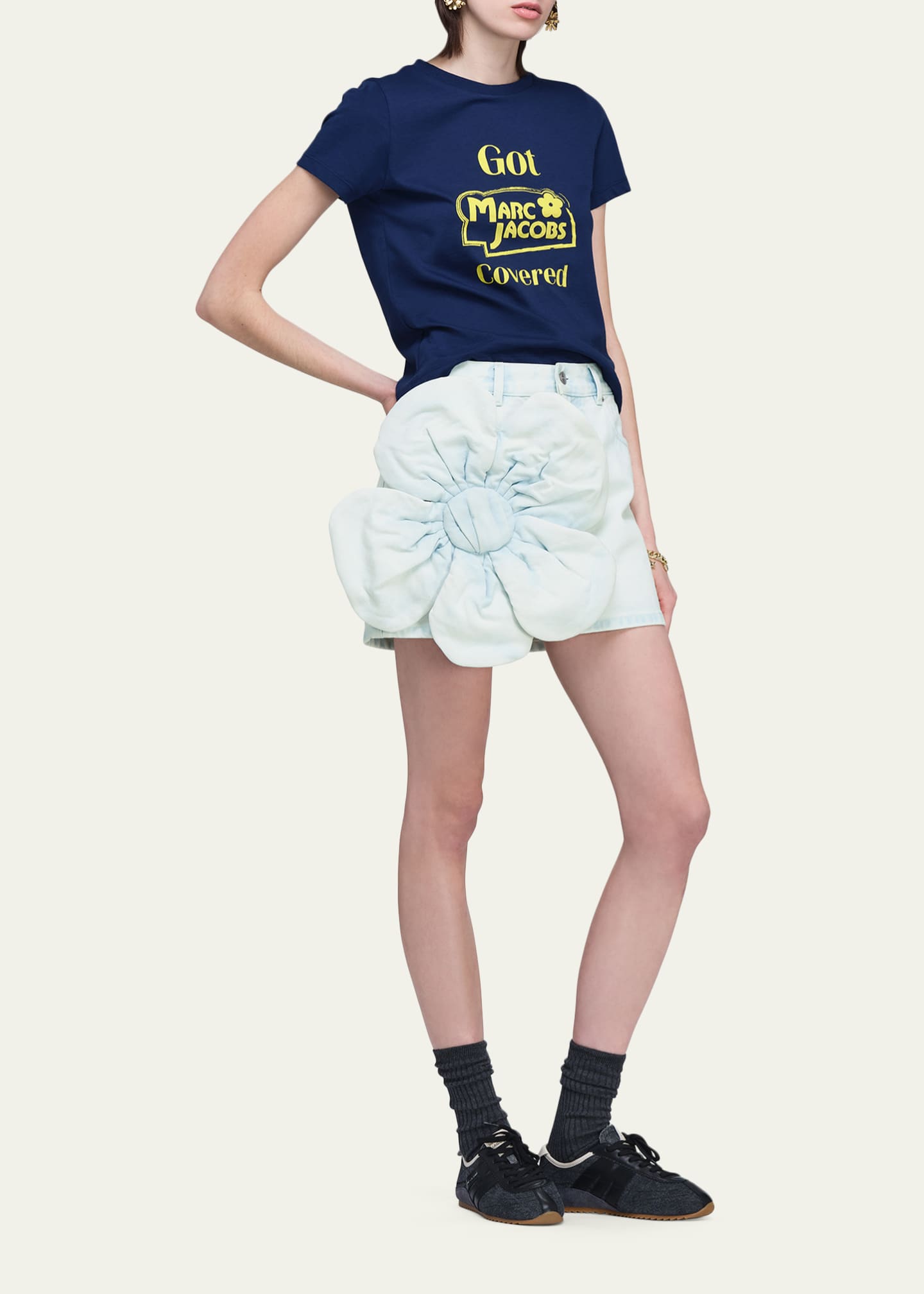 Marc Jacobs Daisy Denim Mini Skirt - Bergdorf Goodman