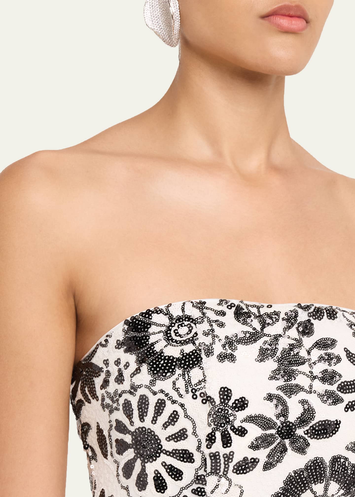 Ramy Brook Women's Bonnie Strapless Dress - Black - Size 2 - Black Sequin