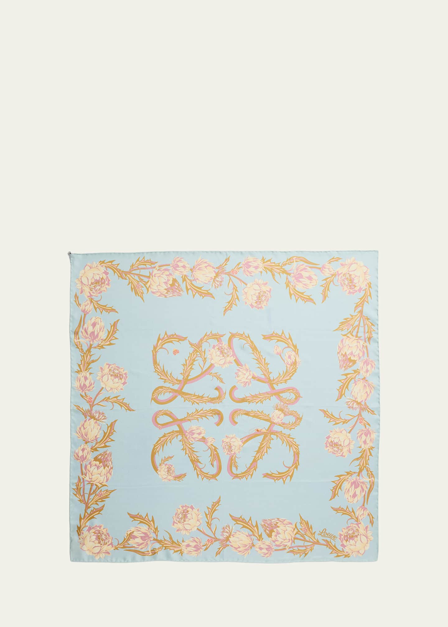 Loewe x Paula's Ibiza Anagram Cotton Scarf - Bergdorf Goodman