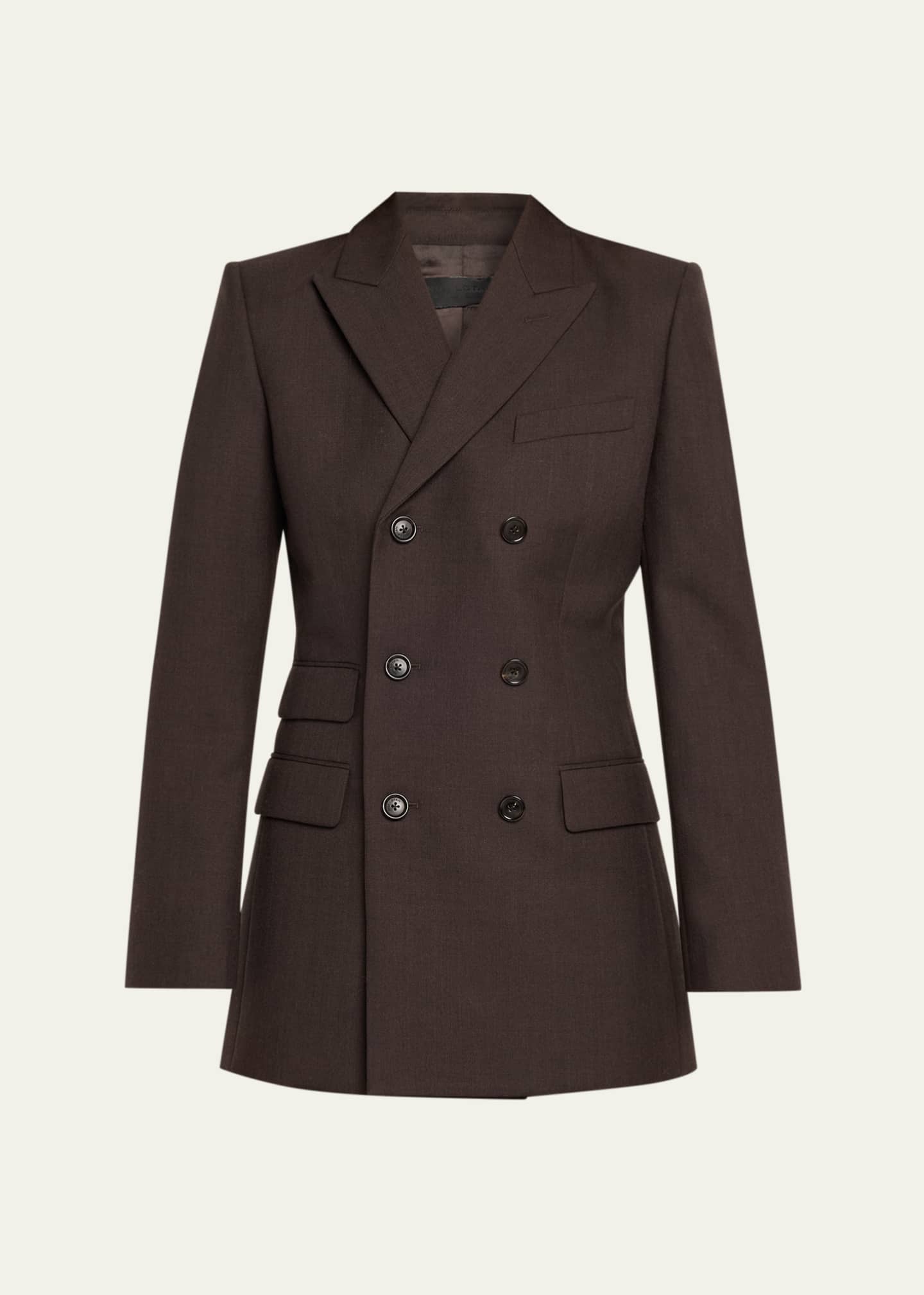Nili Lotan Noah Virgin Wool Double-Breasted Jacket - Bergdorf Goodman