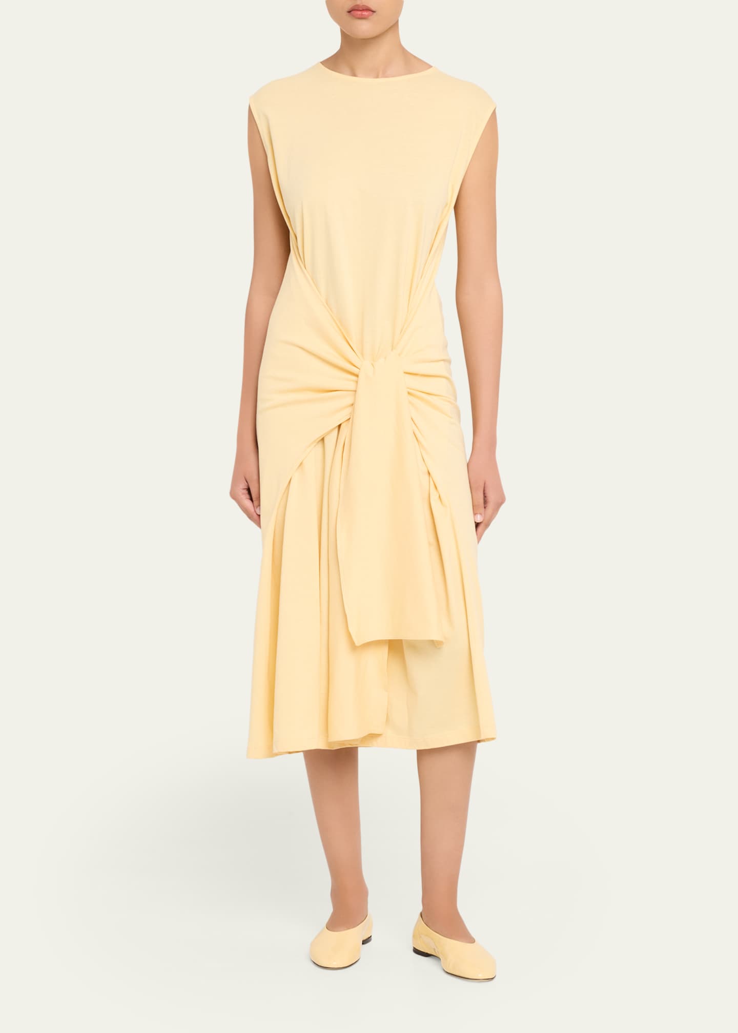 toteme jersey dress Toteme - V-neck Jersey Dress Black - S