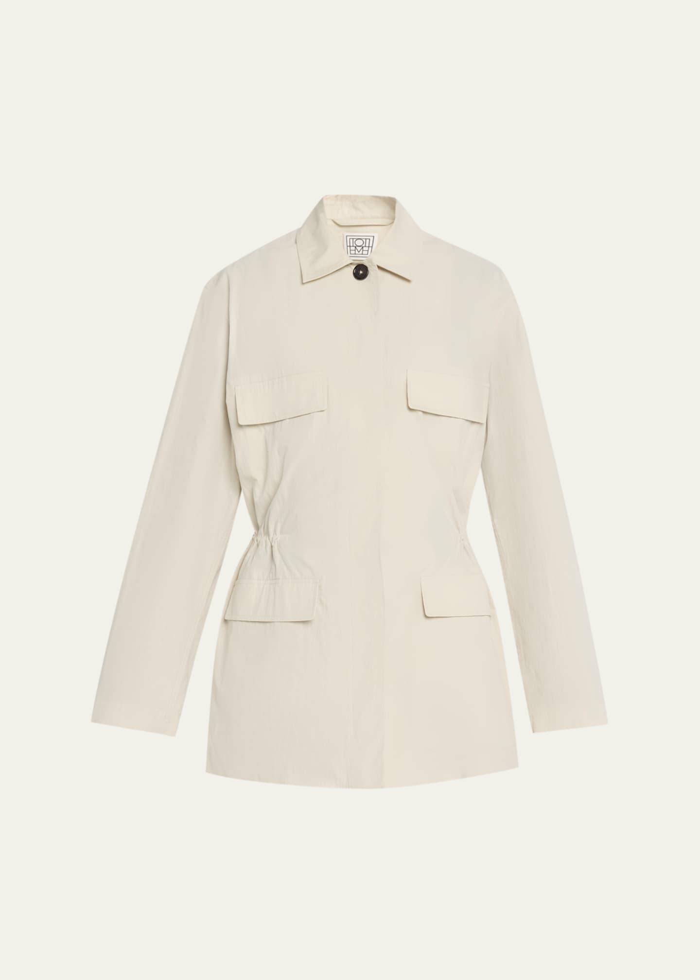 Toteme Collared Drawstring Jacket - Bergdorf Goodman