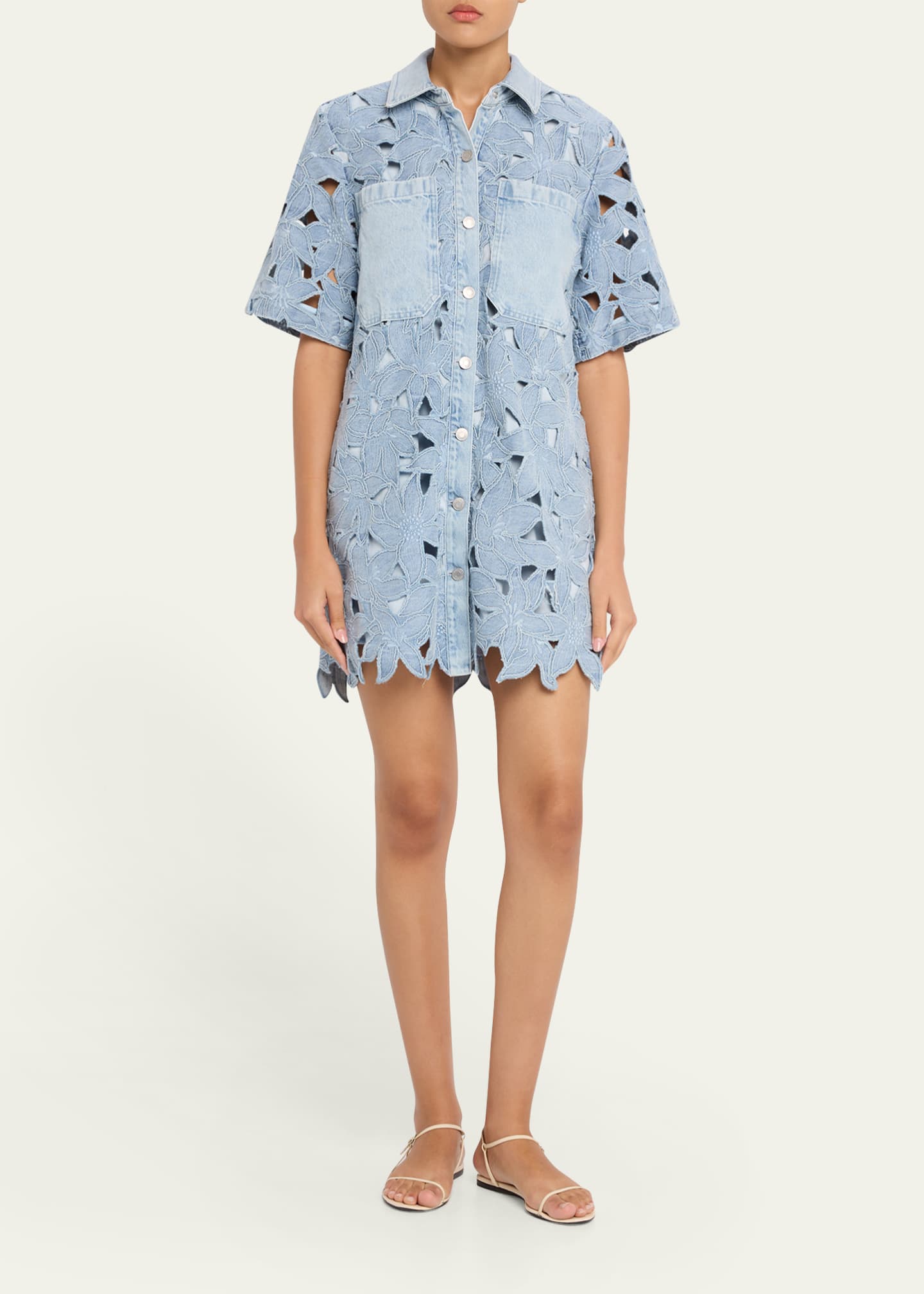simkhai denim dress Alba Dress  SIMKHAI