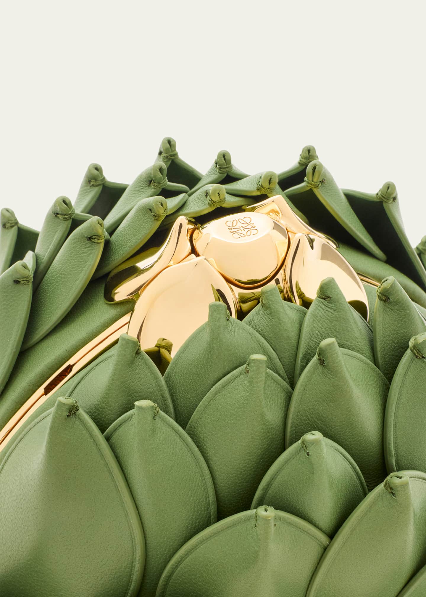 Loewe x Paula's Ibiza Leather Artichoke Clutch Bag - Bergdorf Goodman