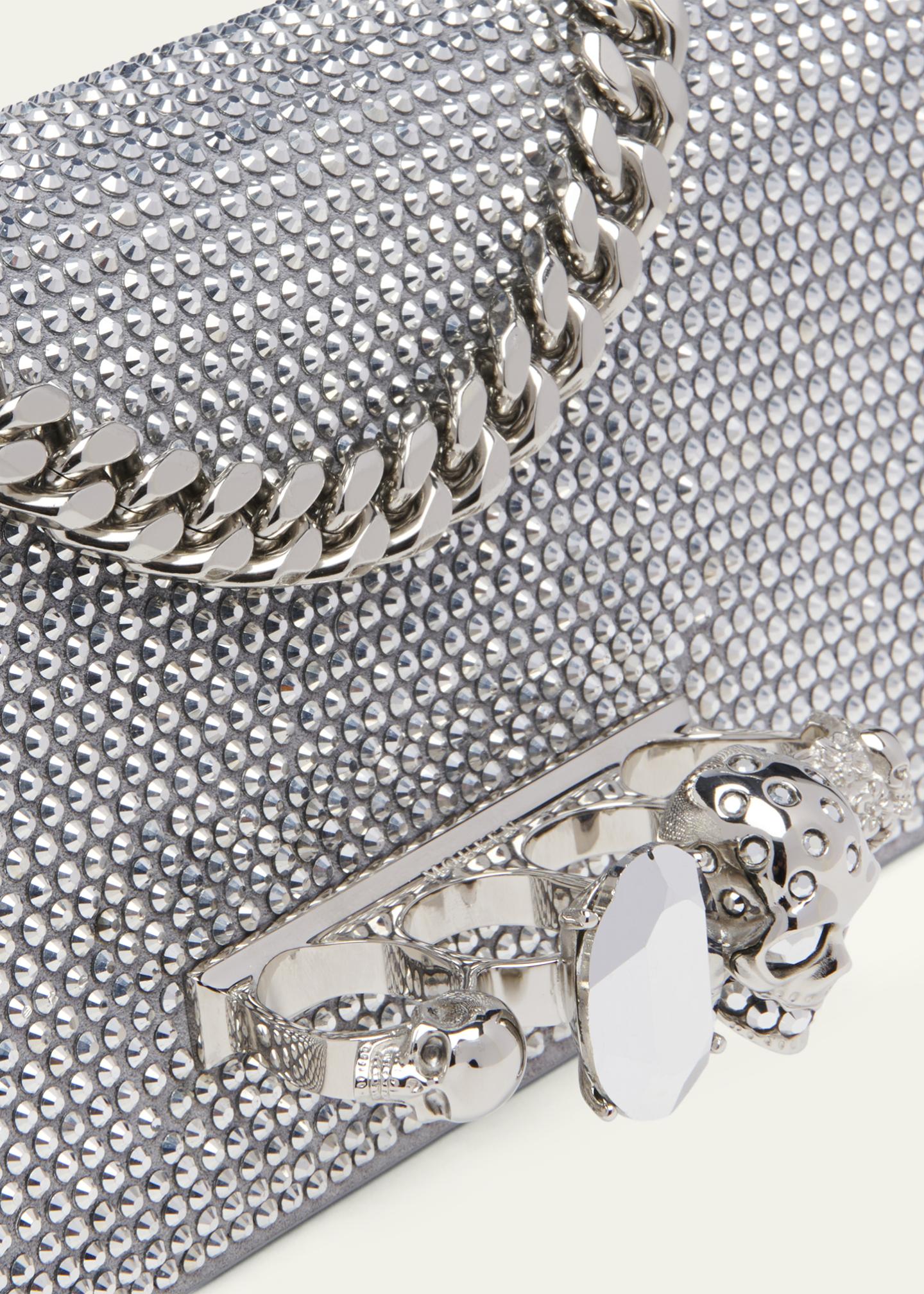 McQueen Crystal-Embellished Jeweled Shoulder Bag - Bergdorf Goodman