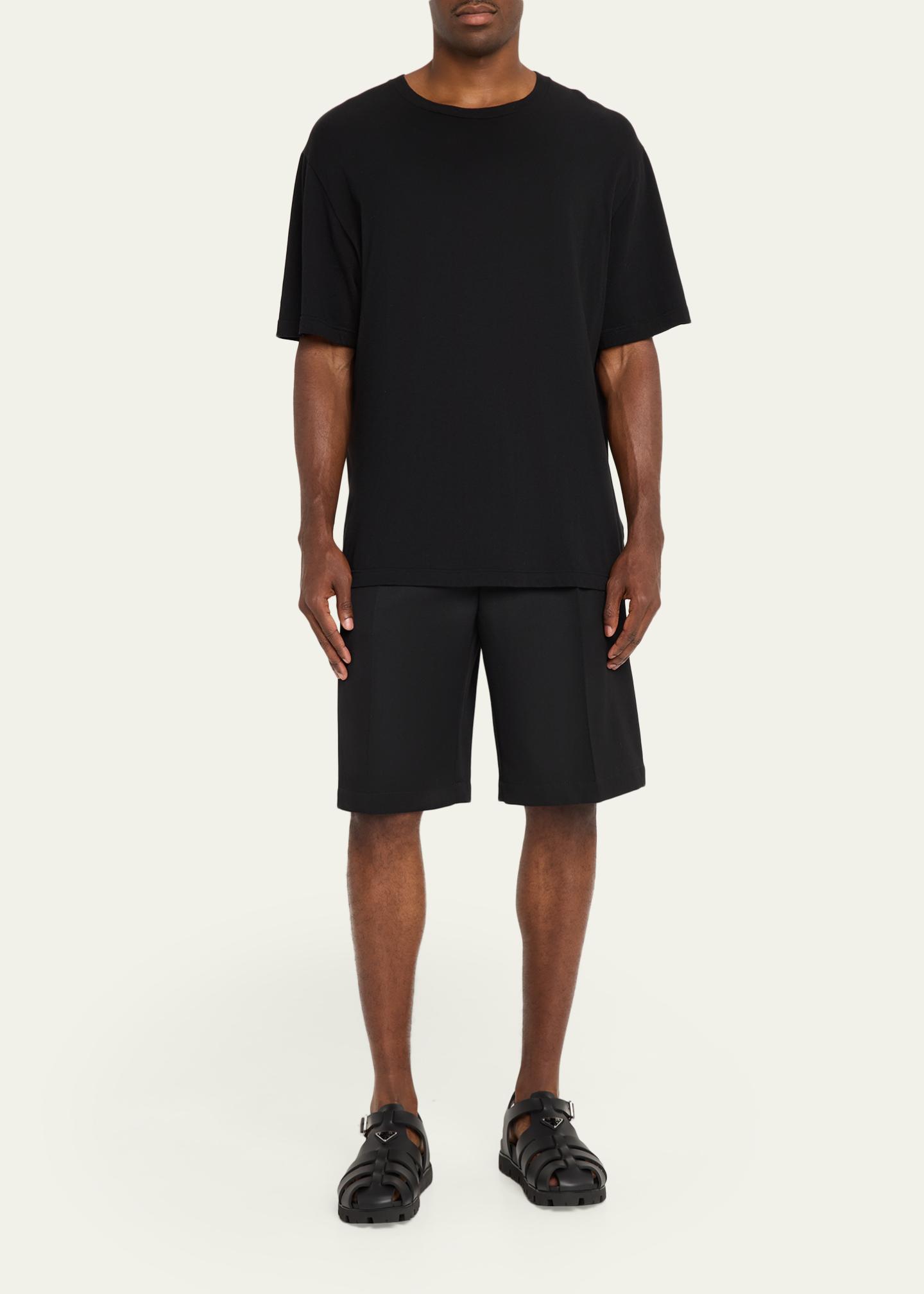 Prada Men's Soft Cage Rubber Fisherman Sandals - Bergdorf Goodman