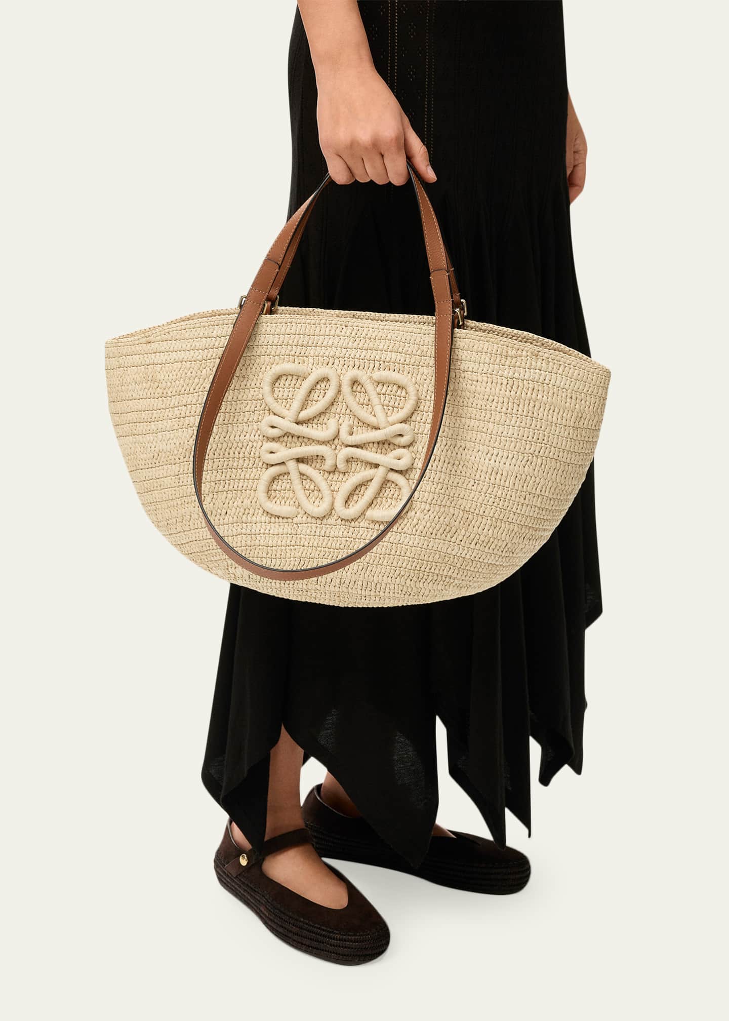 Loewe x Paula's Ibiza Extra Large Eclipse Basket Bag in Raffia and