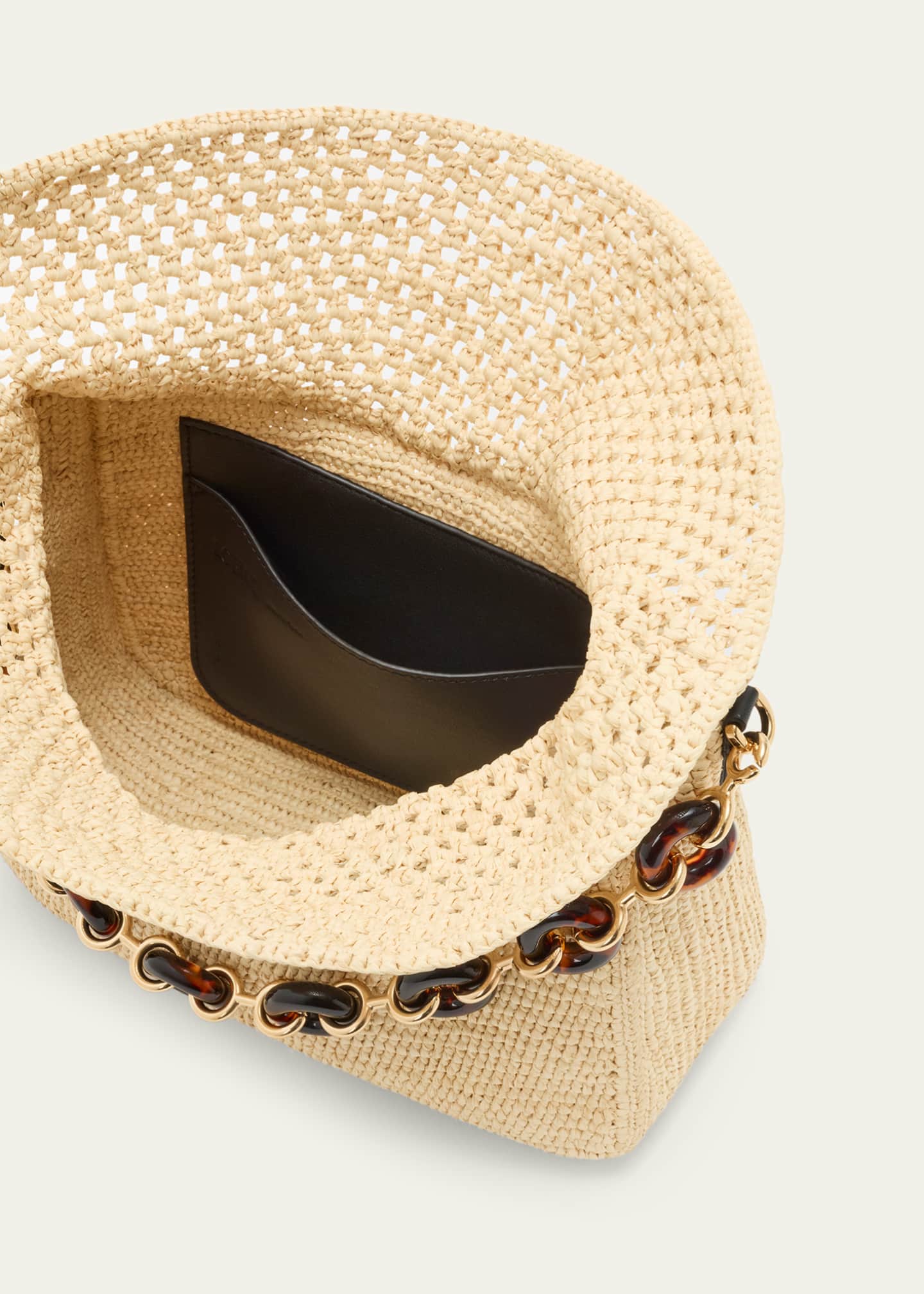Loewe x Paula's Ibiza Ola Medium Bag in Raffia - Bergdorf Goodman