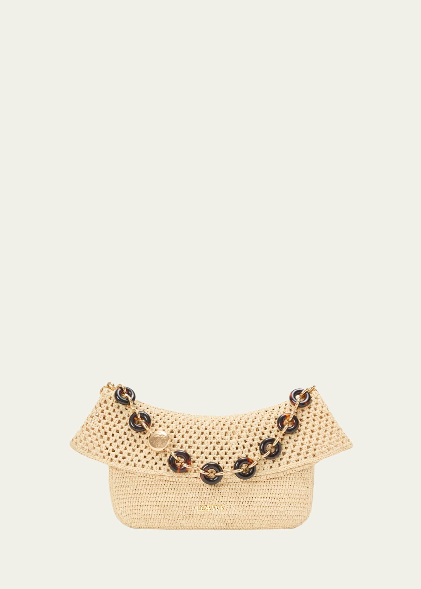 Loewe x Paula's Ibiza Ola Medium Bag in Raffia - Bergdorf Goodman