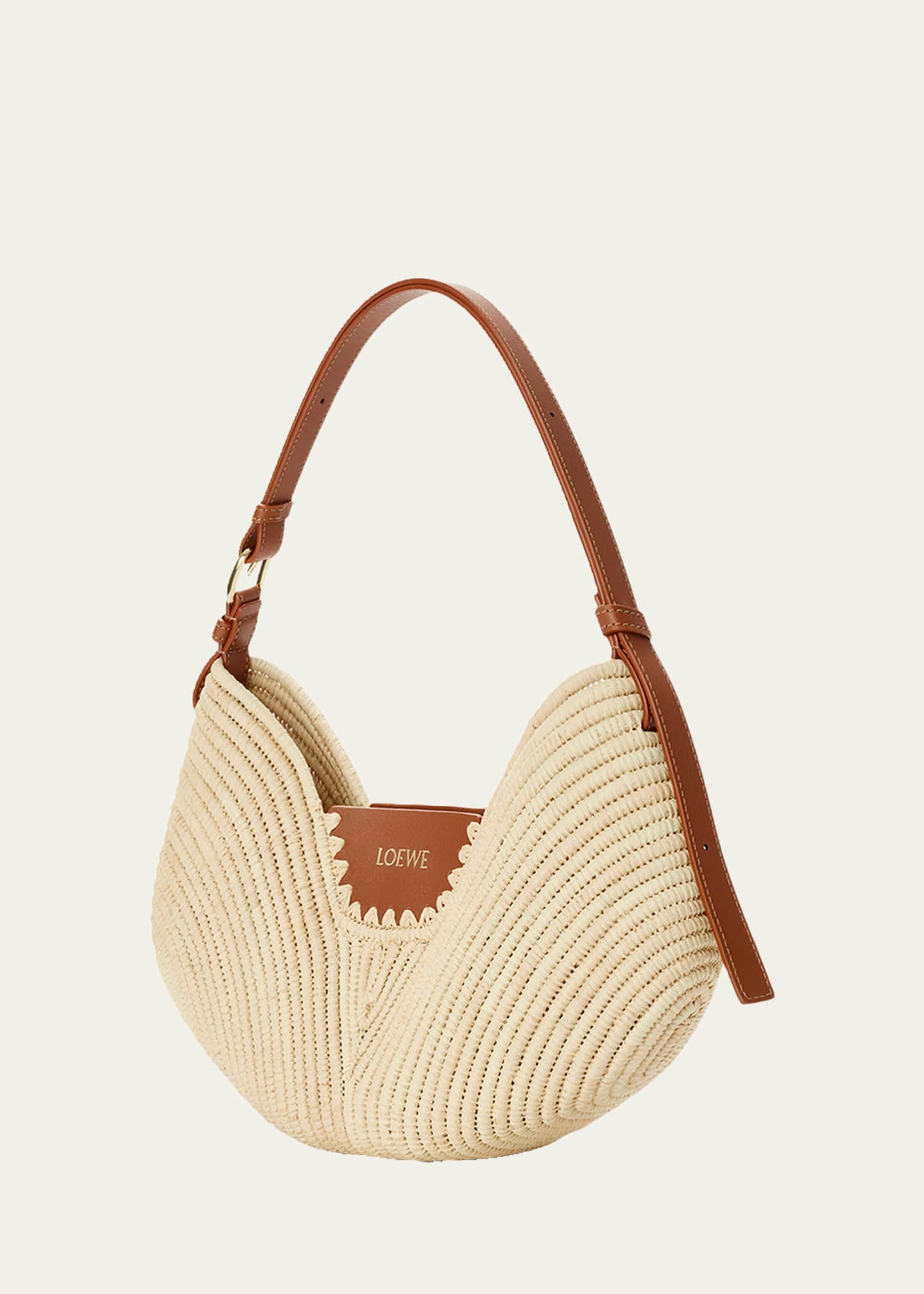 Loewe x Paula's Ibiza Swing Raffia Crossbody Bag - Bergdorf Goodman