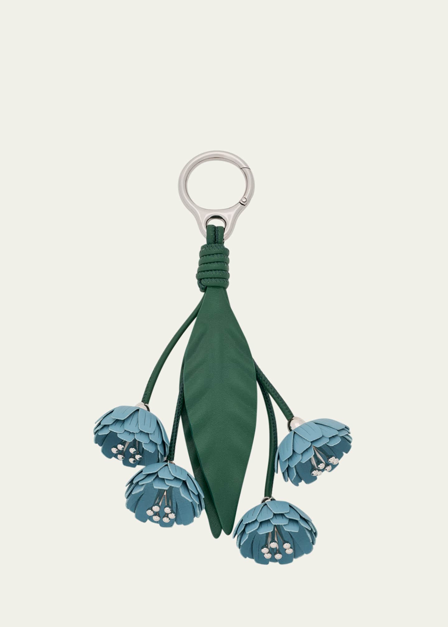 Loewe x Paula's Ibiza Leather Flower Bag Charm - Bergdorf Goodman