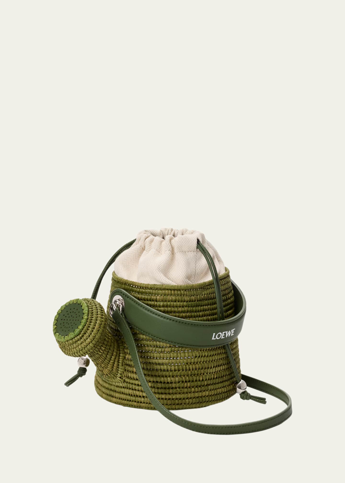 Loewe x Paula's Ibiza Raffia Watering Can Crossbody Bag - Bergdorf