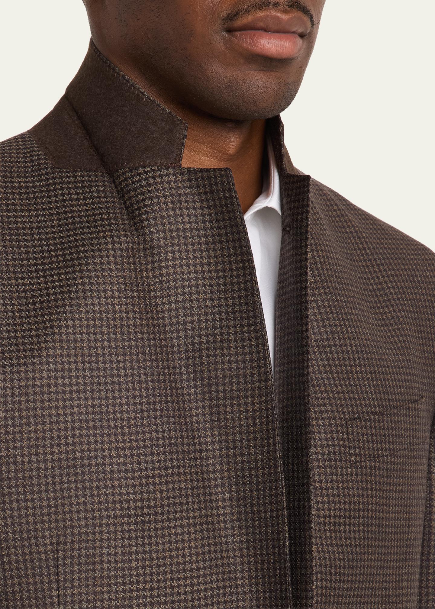 Giorgio Armani Men's Soft Line Houndstooth Single-Breasted Sport Coat ...