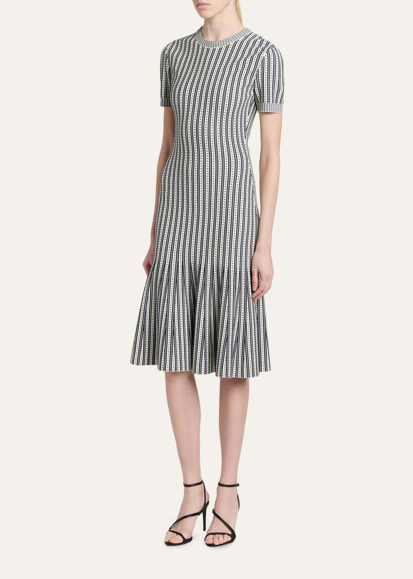 mcqueen knit dress Striped - White - Women velveteen toddler dress