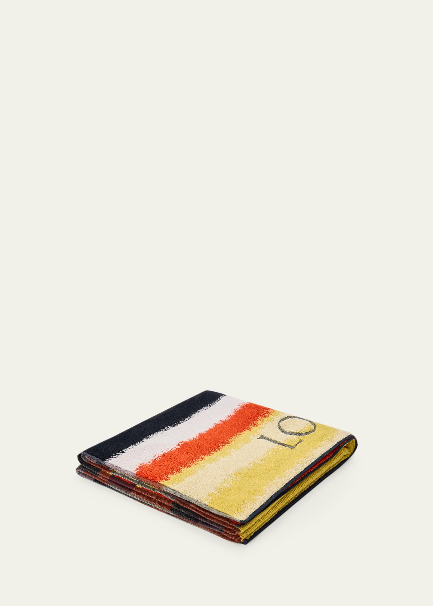 LOEWE Striped Terrycloth Bath Sheet - Bergdorf Goodman