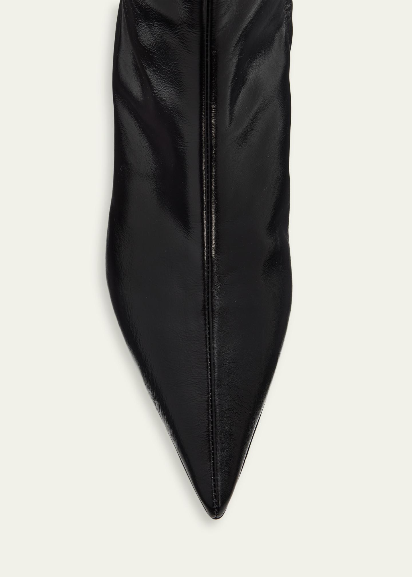 Jimmy Choo 35mm Amis Shiny Leather Knee-High Boots - Bergdorf Goodman