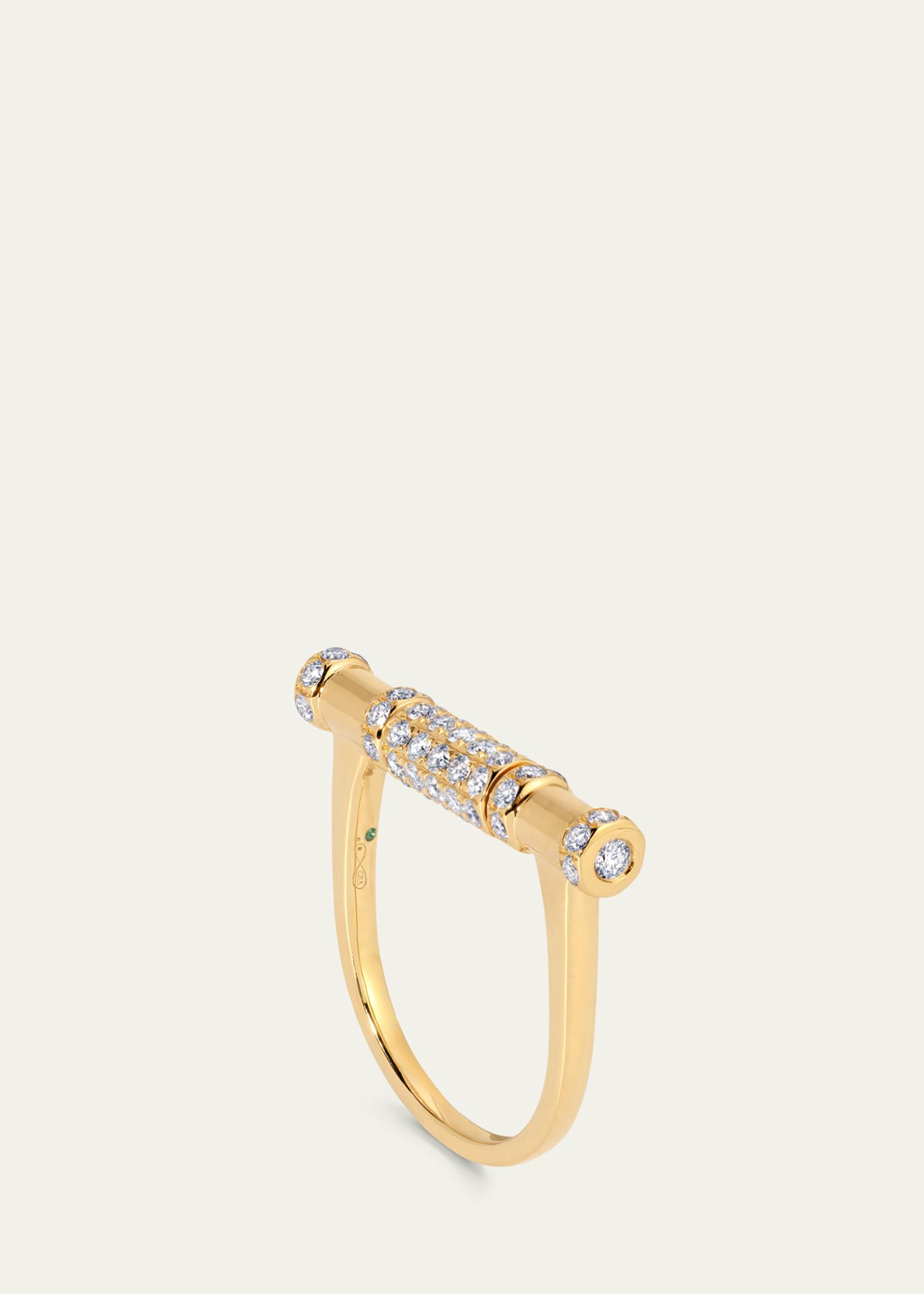 Graziela Gems 18K Diamond Cavaletti Ring - Bergdorf Goodman