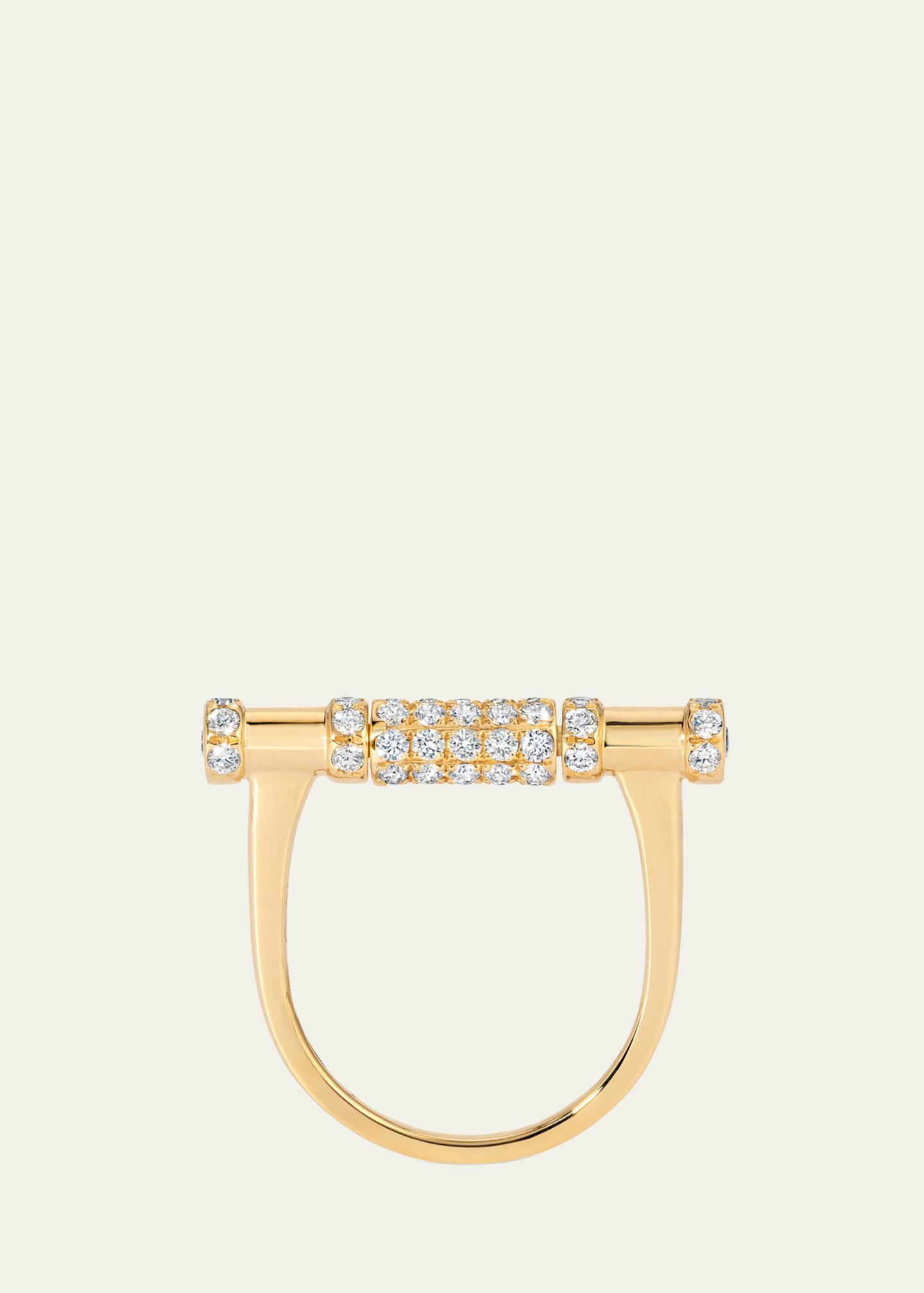 Graziela Gems 18K Diamond Cavaletti Ring - Bergdorf Goodman