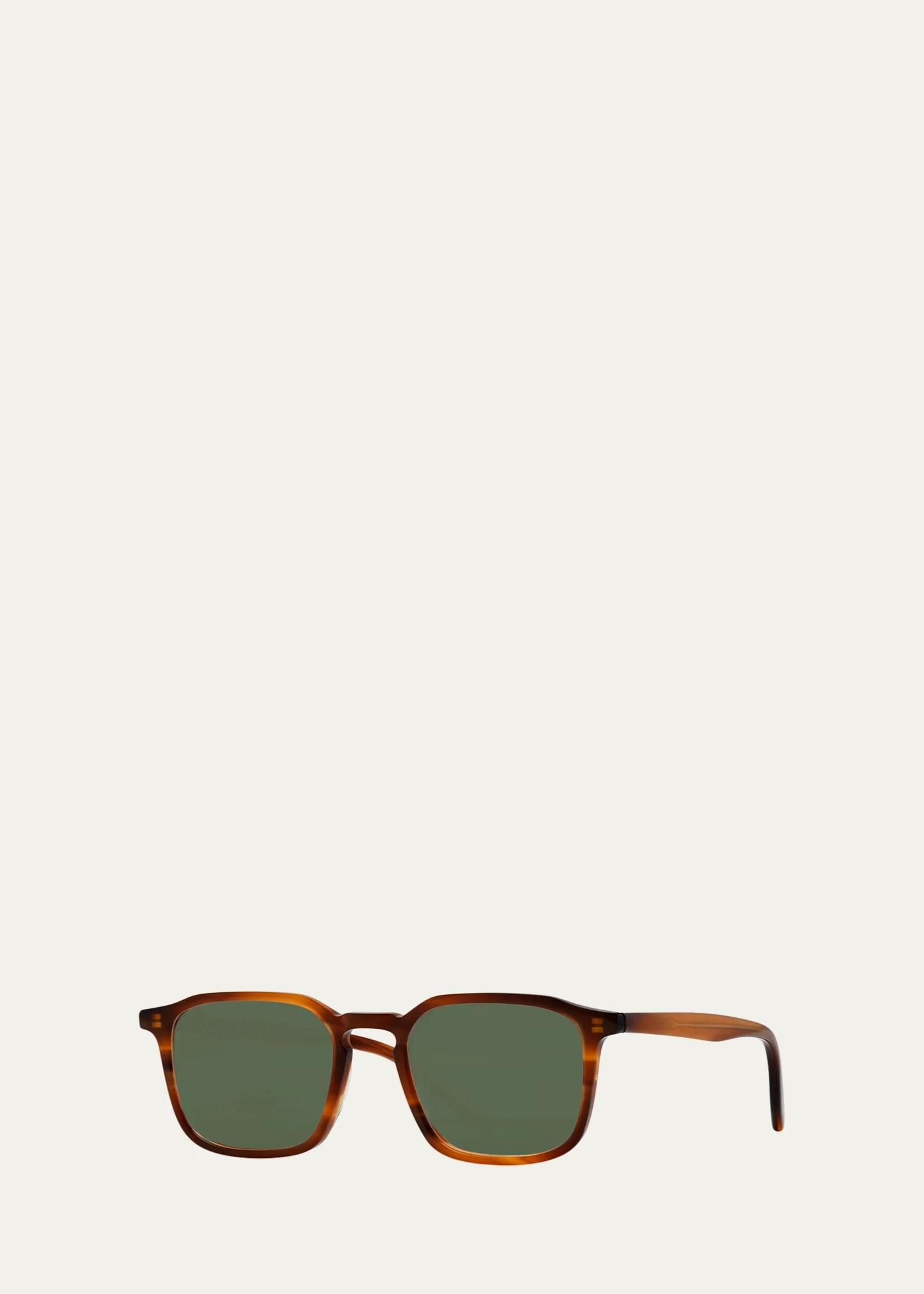 Barton Perreira  Vanguard 52MM Aviator Sunglasses Brown Tortoise Men main image 2