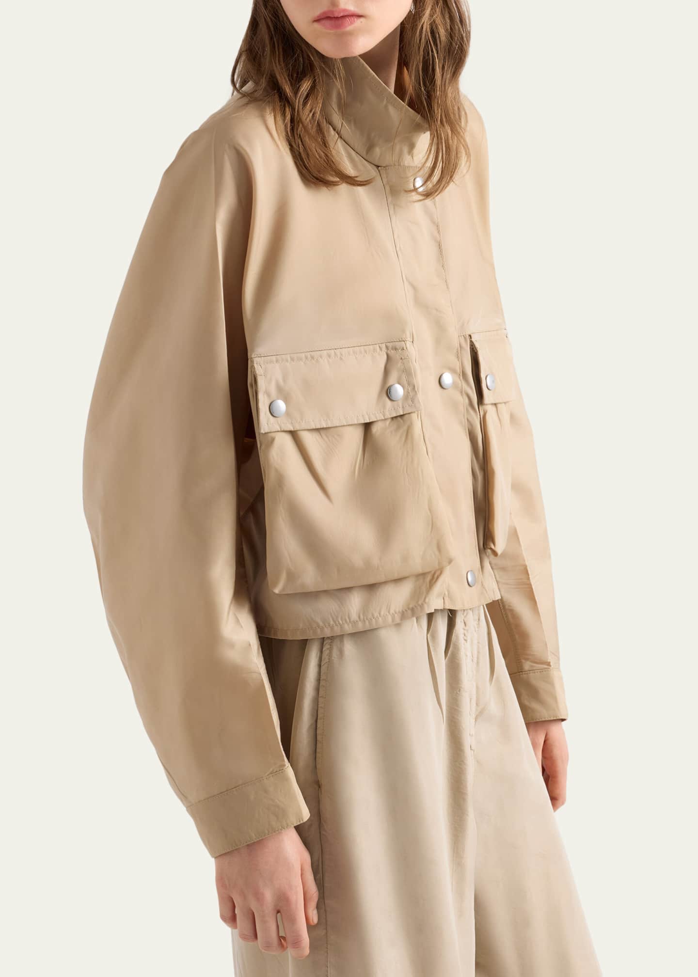 Prada Washed Re-Nylon Jacket - Bergdorf Goodman