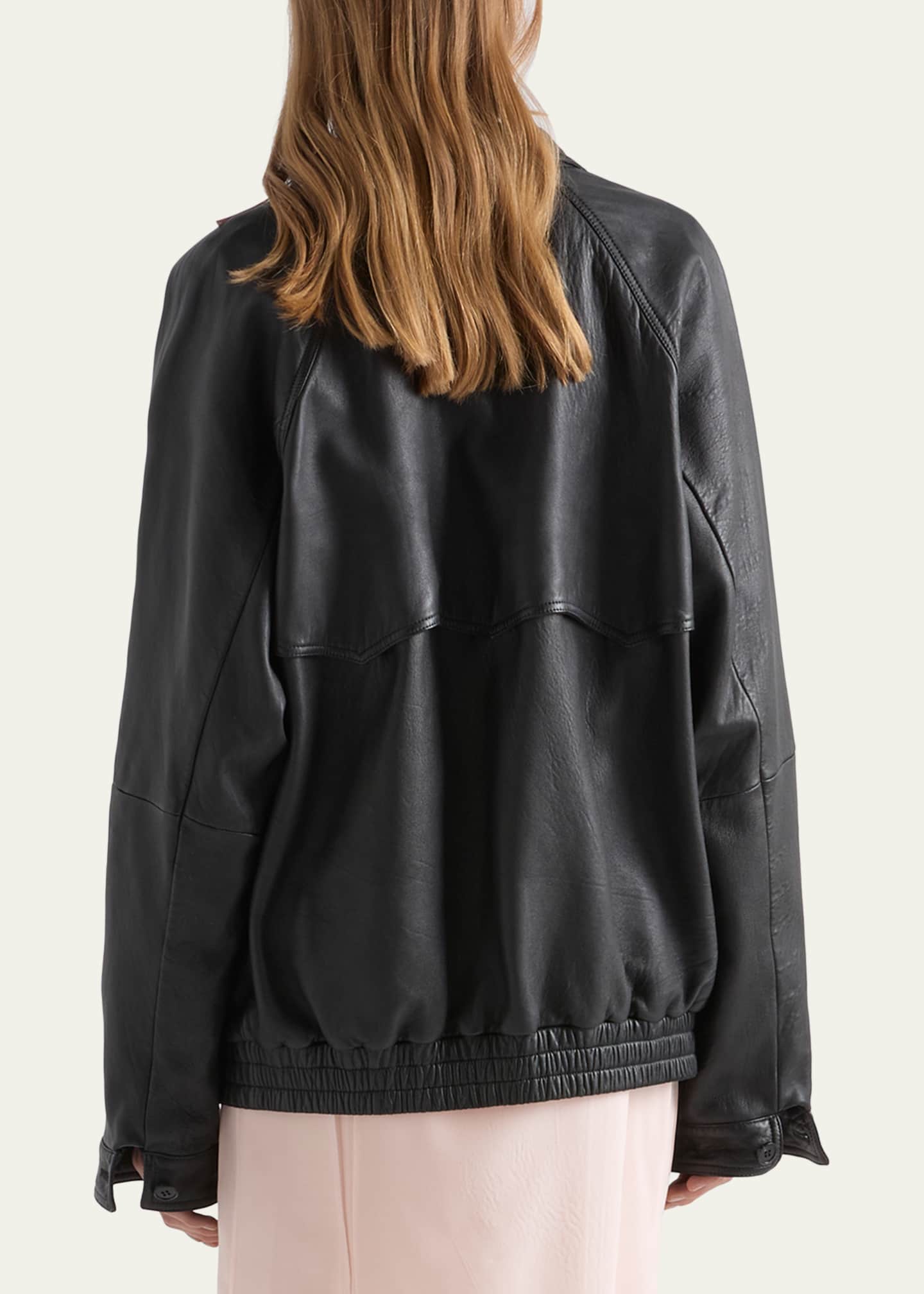 Prada Nappa Leather Jacket - Bergdorf Goodman