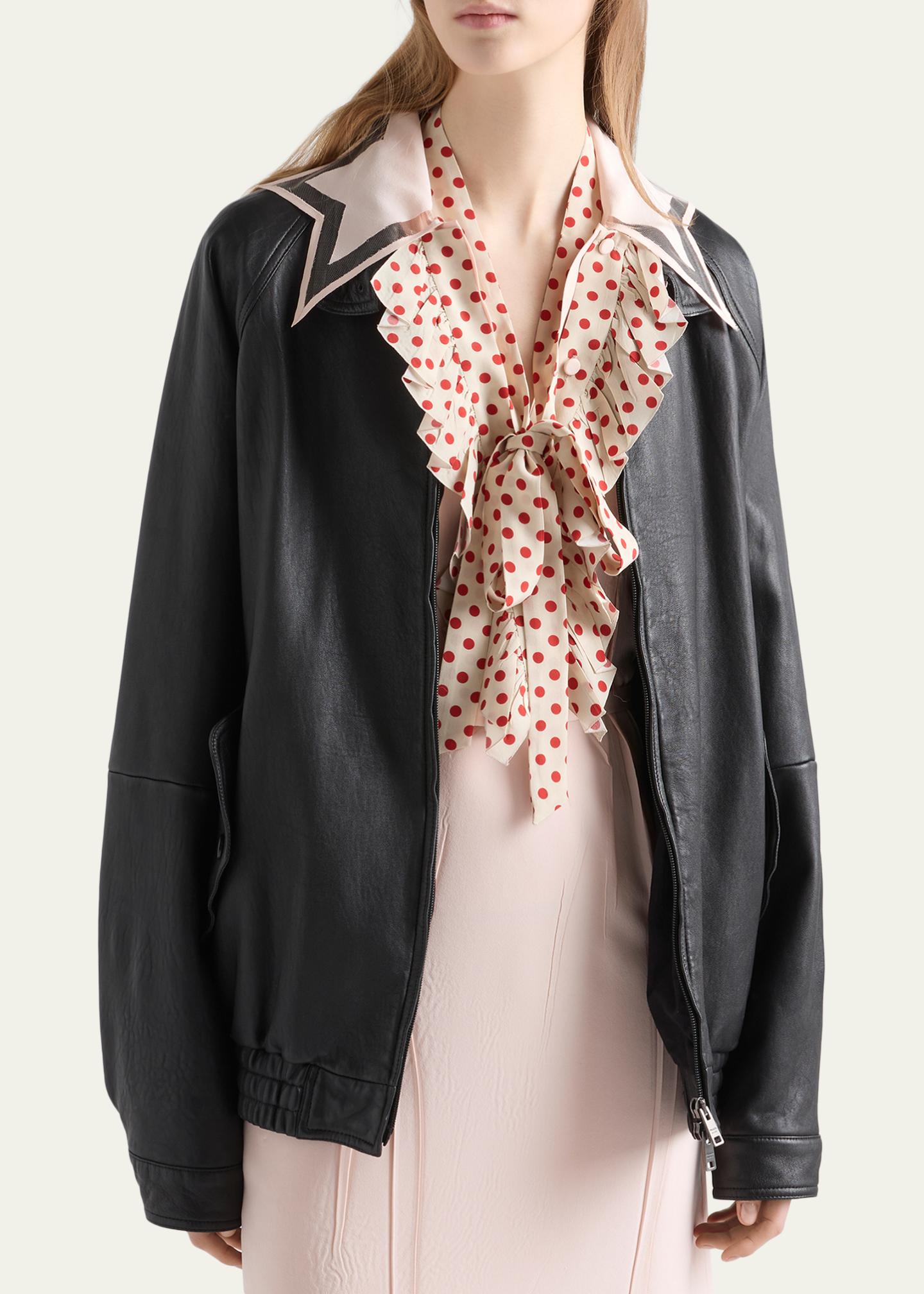 Prada Nappa Leather Jacket - Bergdorf Goodman