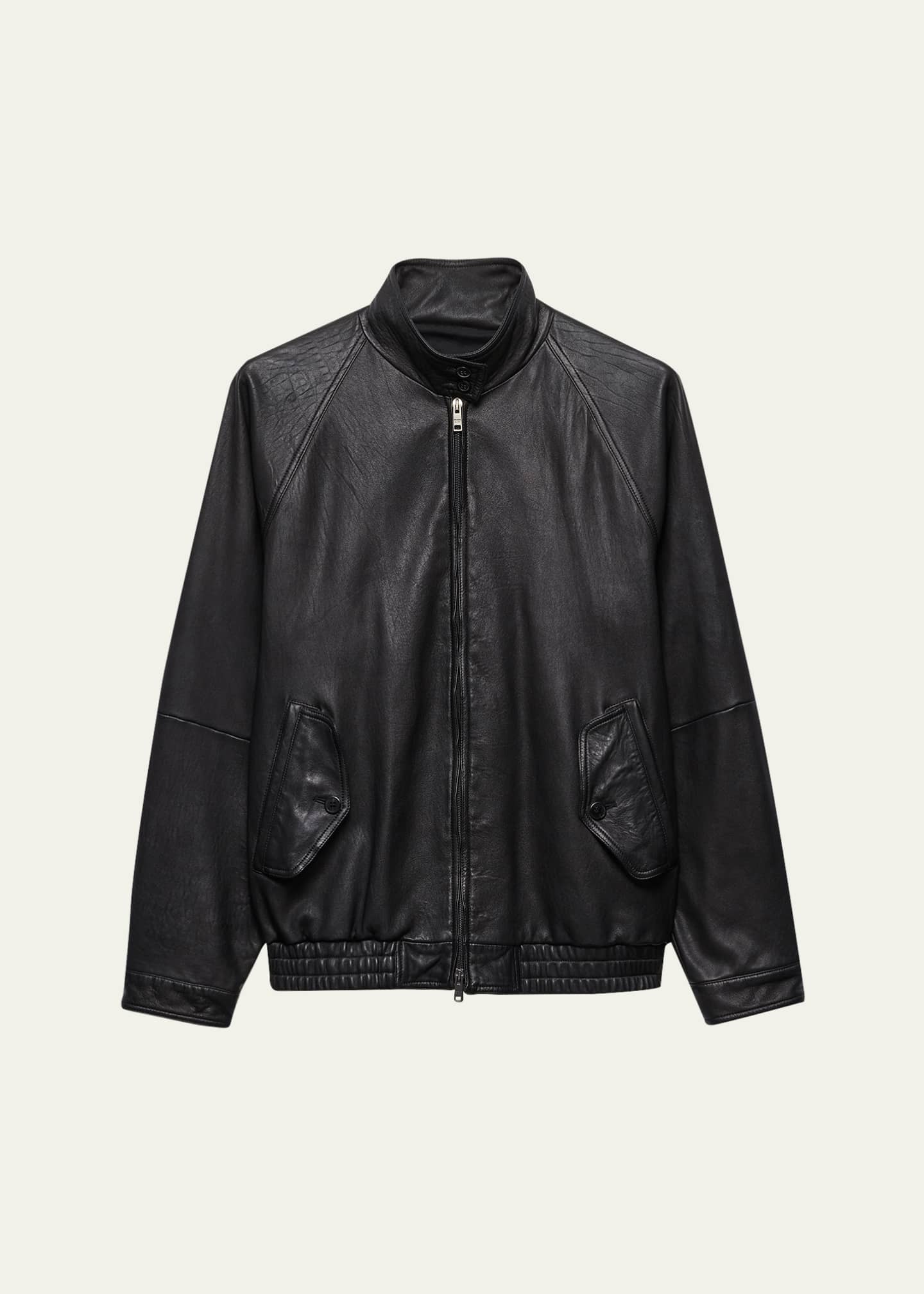 Prada Nappa Leather Jacket - Bergdorf Goodman